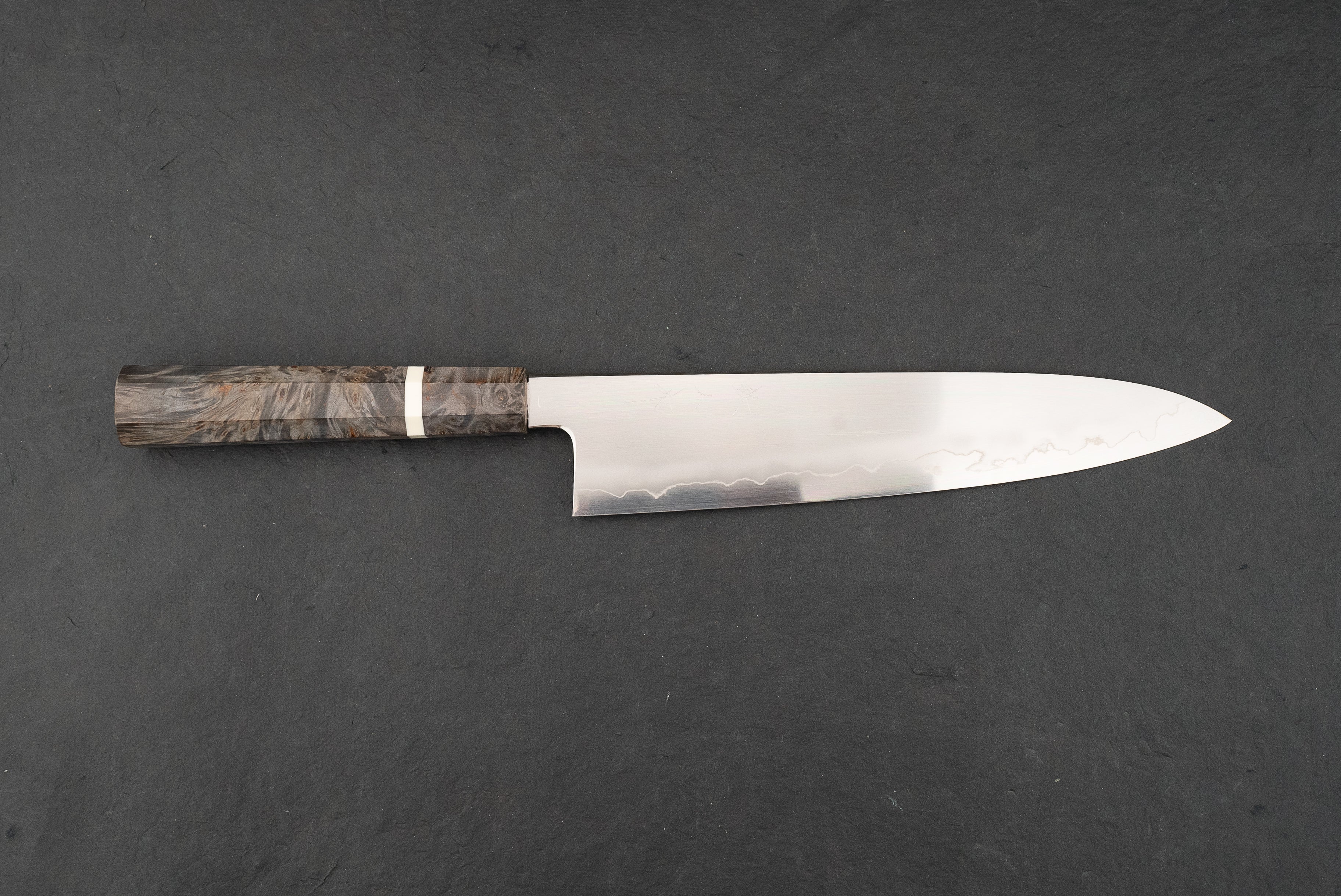 Premium Tetsujin Hamono Ginsan Ukiba Gyuto 240mm Japanese Chef Knife - High Carbon Stainless Steel Blade for Professional Cooking, Sushi & Meat Cutting