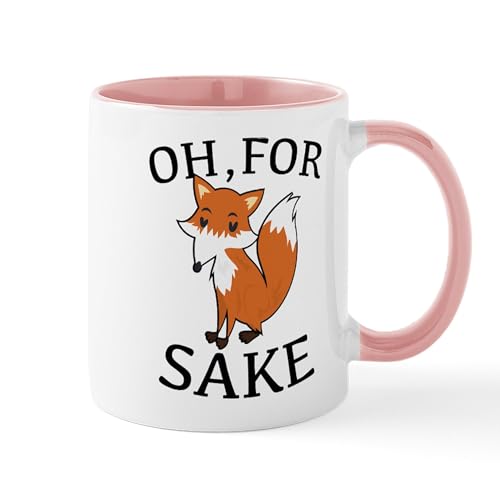 White/Pink Inside - Oh, For Fox Sake Mug