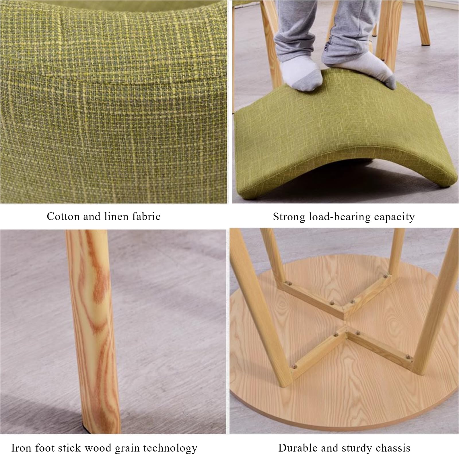 Round Dining Table and Chairs Set for 4 - 31.5 Inch Space-Saving Office Reception Table with Chairs, Perfect for Small Meeting Rooms, Home Living Room, Balcony, Cafe and Break Room (80cm, Folding) - Ideal for Compact Spaces and Multi-Purpose Use