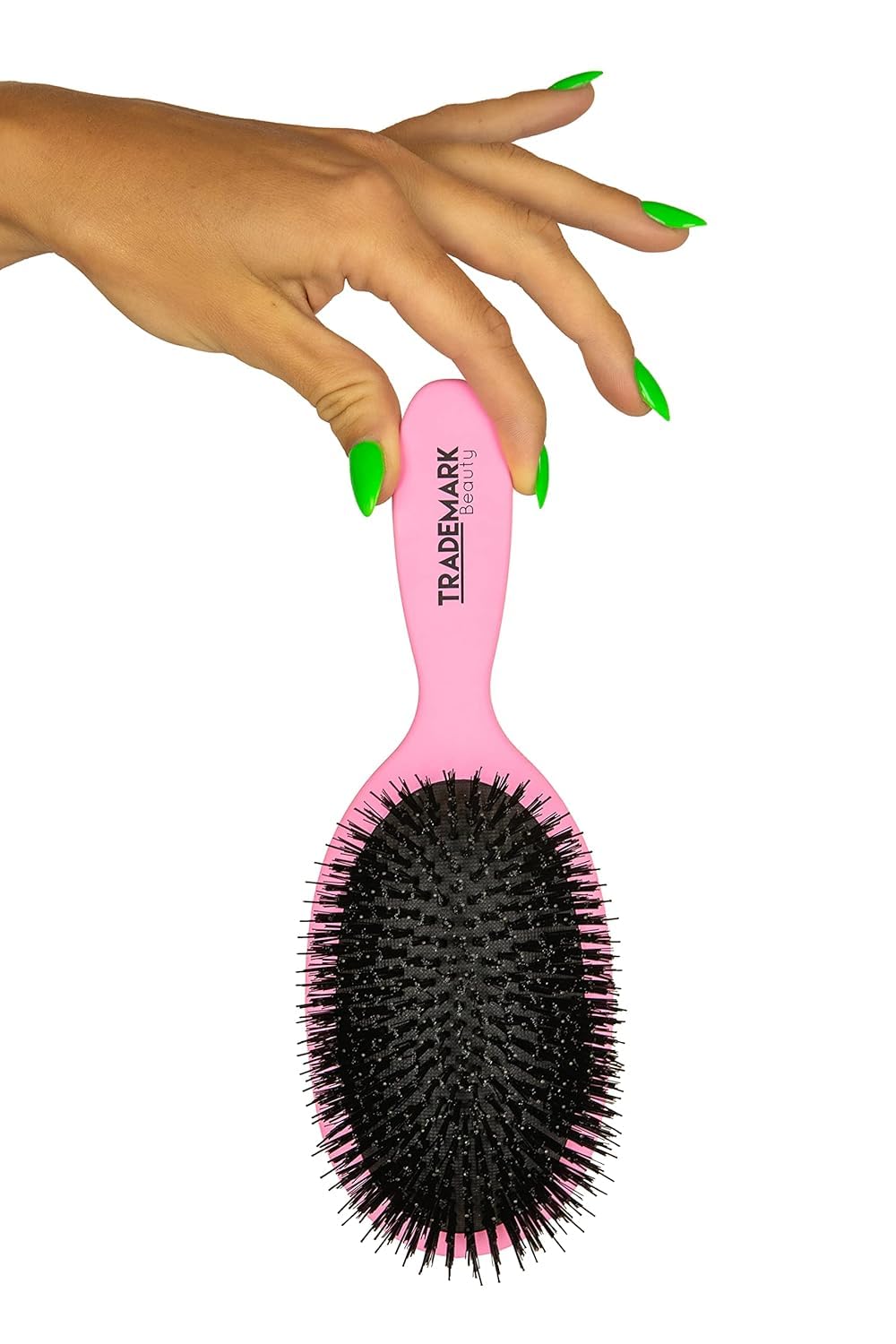 Trademark Beauty Tame Your Mane Smoothing Hair Brush - Detangling Brush for Wet & Dry Hair - Hair Styling Accessories for Women - Perfect for Home, Travel & Salon Use