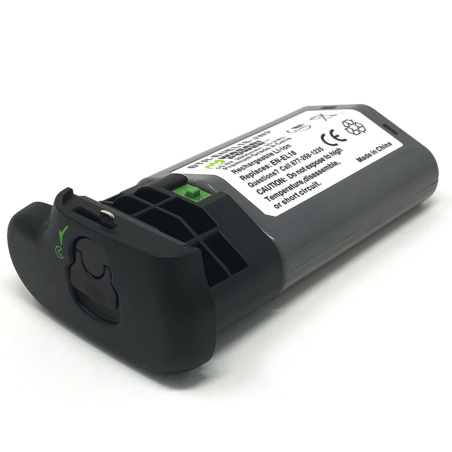 Wasabi Power Battery & Charger Bundle for Nikon EN-EL18/18a/18b/18c - Compatible with Nikon D4/D4S/D5/D6/D850 DSLR Cameras - Includes MH-33/MH-26 Charger & BL-5 Cover - Perfect for Professional Photography & Videography