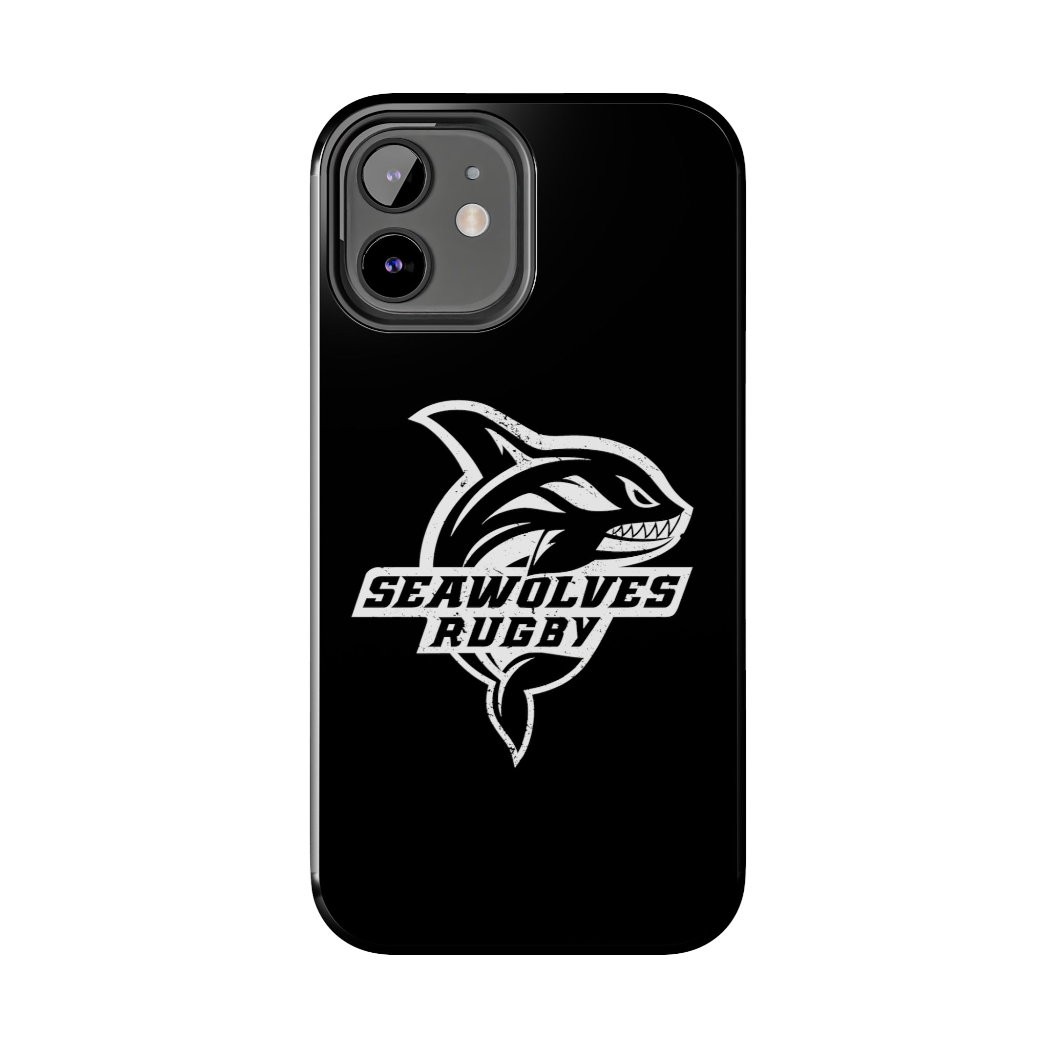 Seawolves Black Rugged Phone Case - Durable & Shockproof Protection for iPhone & Android - Perfect for Outdoor, Sports & Daily Use