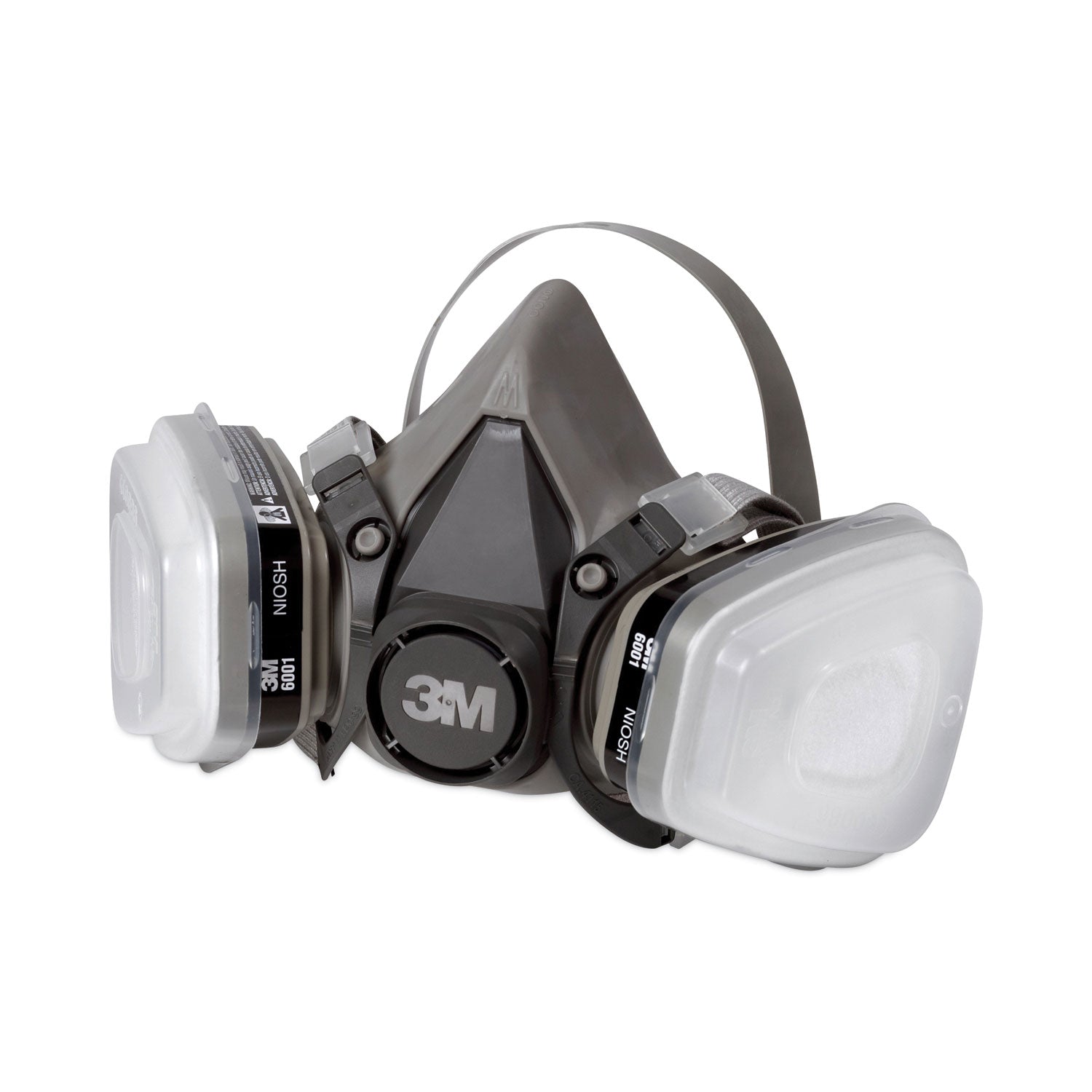 3M™ Half Facepiece Respirator for Paint Spray & Pesticide Protection - Medium Size | Ideal for Painting, Woodworking, and Agricultural Safety
