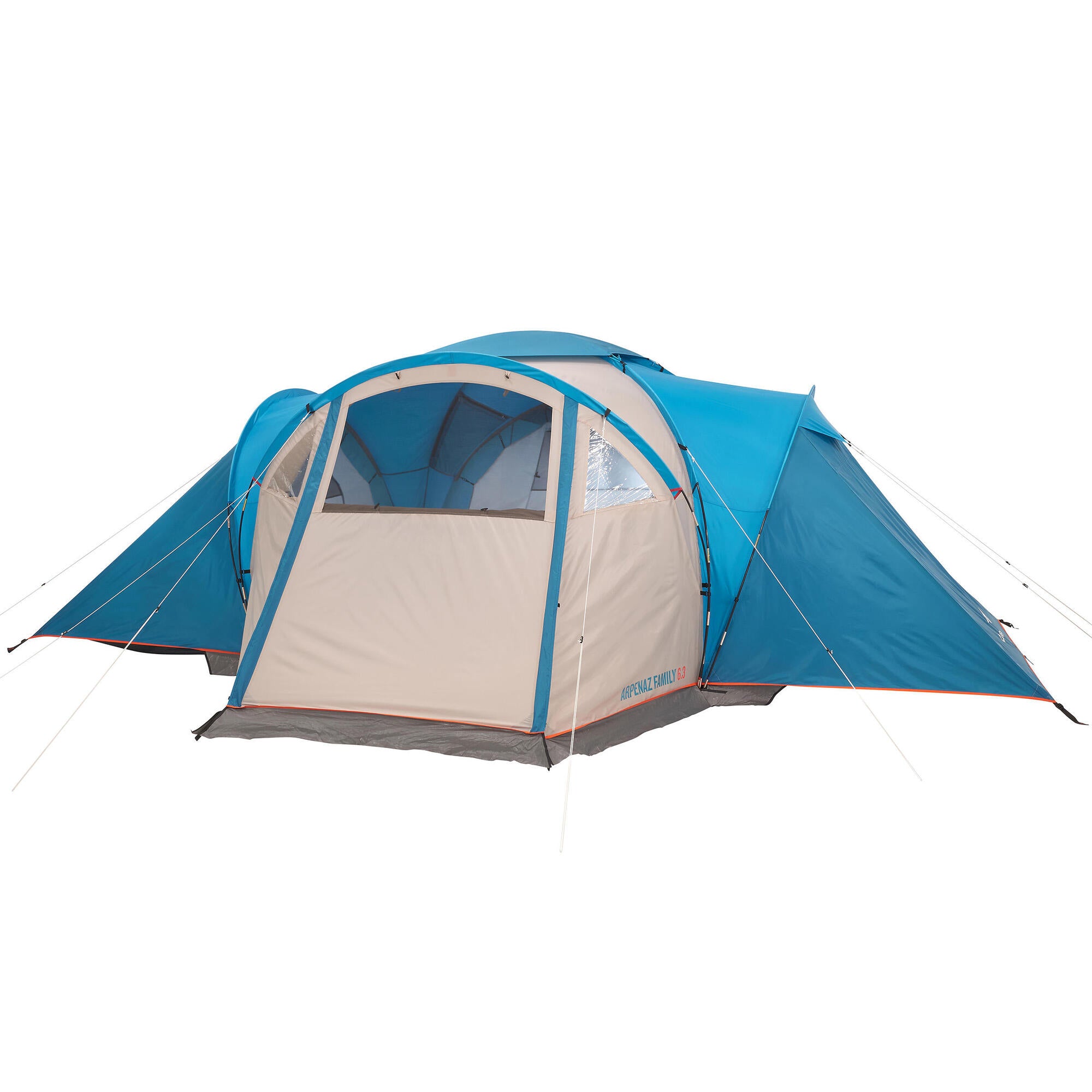 Quechua Arpenaz 6-Person 3-Room Family Camping Tent - Waterproof & Spacious (Factory Seconds) | Perfect for Family Outdoor Adventures, Hiking Trips & Backpacking