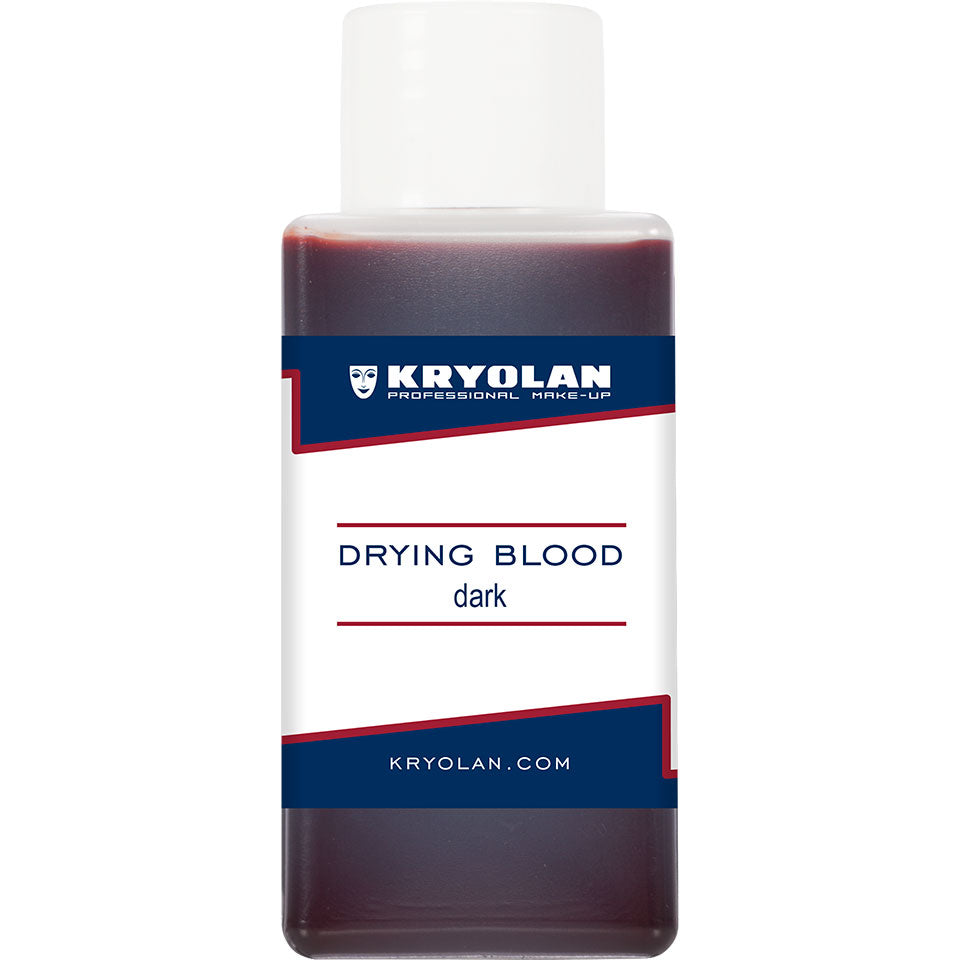 Kryolan Dark Drying Blood - Professional Special FX Makeup for Halloween, Theater & Film Effects | Realistic Fake Blood for Cosplay & Horror Makeup