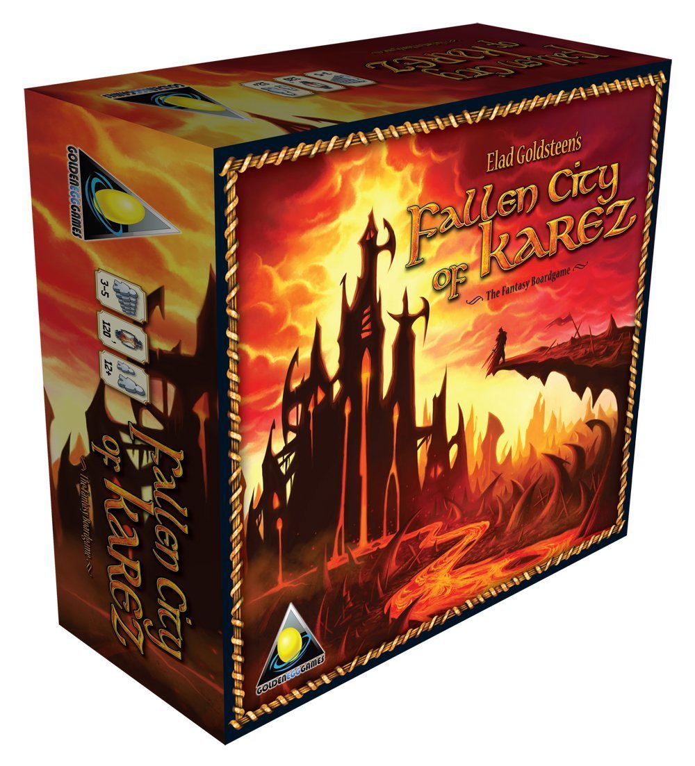 Golden Egg Games Fallen City of Karez - Adventure Board Game for Adults & Teens | Perfect for Game Nights, Parties & Family Gatherings