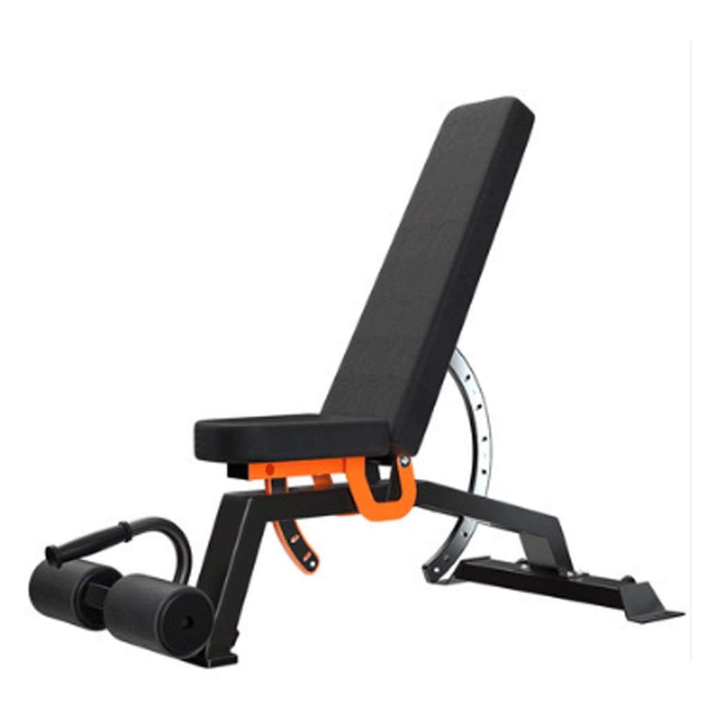 Premium Adjustable Sit Up Bench for Home Gym - Foldable Incline/Decline Weight Bench for Full Body Workout - Strength Training Equipment for Abs, Core & Back (Black) - Perfect for Home Fitness, Garage Gym & Small Spaces