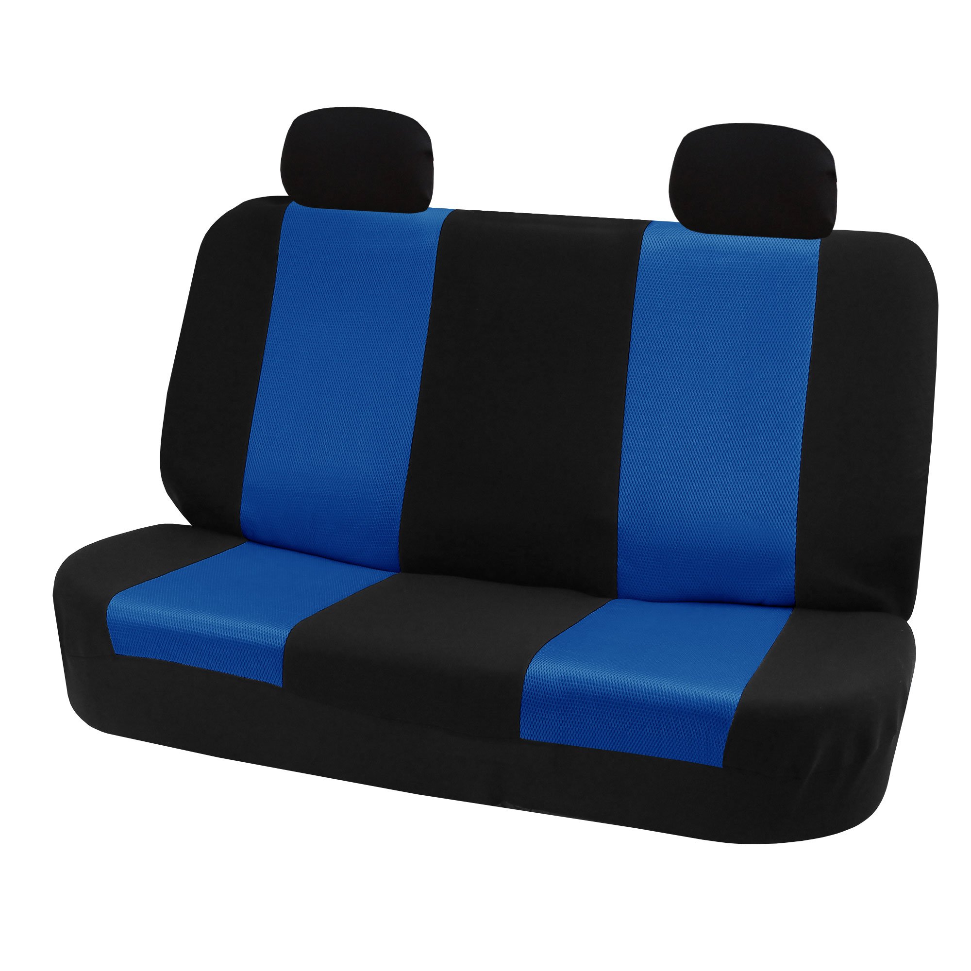 FH Group Universal Car Seat Covers Set - Blue Cloth for SUV, Sedan, Van | Home & Travel Comfort
