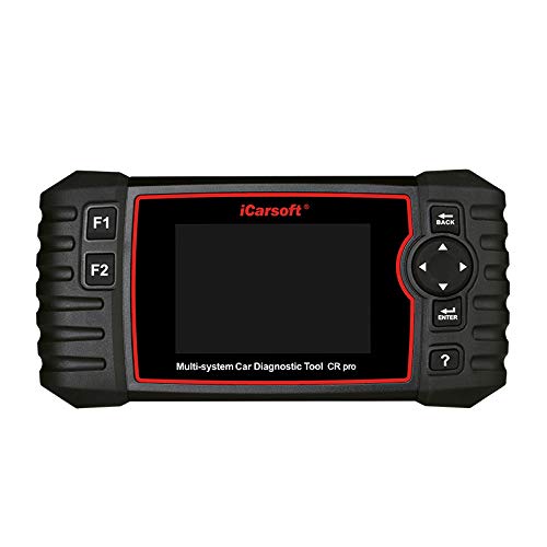 iCarsoft CR Pro OBD2 Scanner - Multi-System Diagnostic Scan Tool for All Cars & Trucks | Oil Reset, EPB, BMS, SAS, ETC | Professional Automotive Code Reader for Mechanics & DIY Use at Home Garage