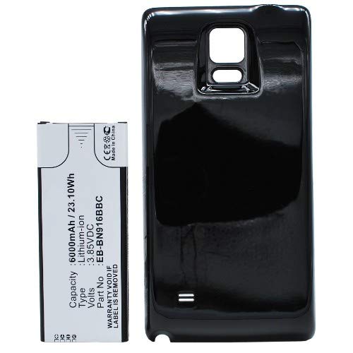 Synergy Digital 6000mAh High Capacity Li-ion Battery for Samsung SM-N9106W (EB-BN916BBC Replacement) - Long Lasting Power for Work, Travel & Outdoor Activities