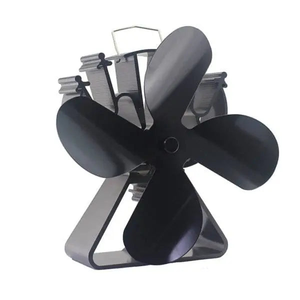 4 Blades Wood Stove Fan VDSF624 - Efficient Heat Circulation for Fireplace, Cabin, and Home Heating - Eco-Friendly Silent Operation for Winter Warmth