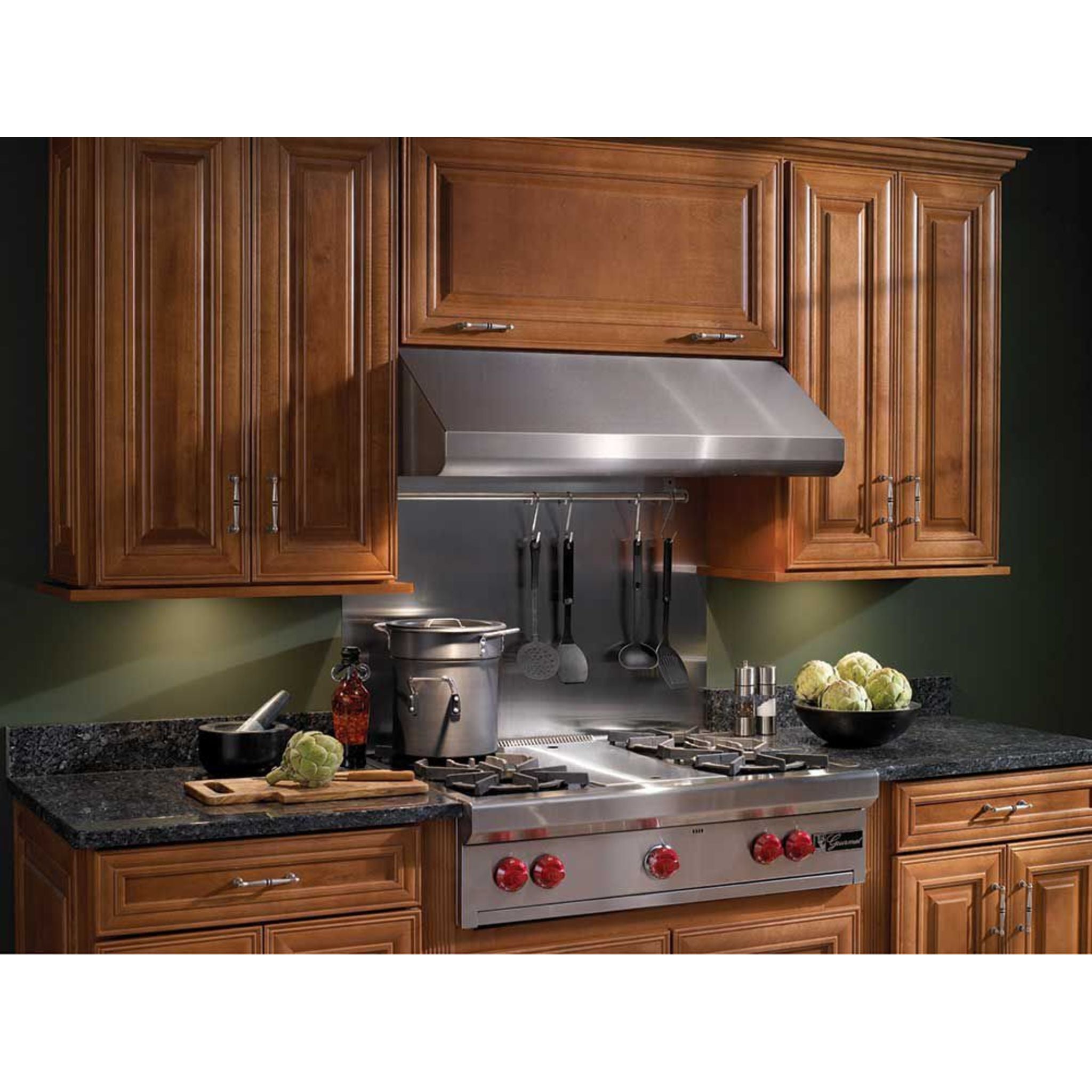 Broan E64E48SSLC 30-Inch Under Cabinet Range Hood - Stainless Steel, 400 CFM, 4-Speed Fan - Perfect for Kitchen Ventilation & Smoke Removal