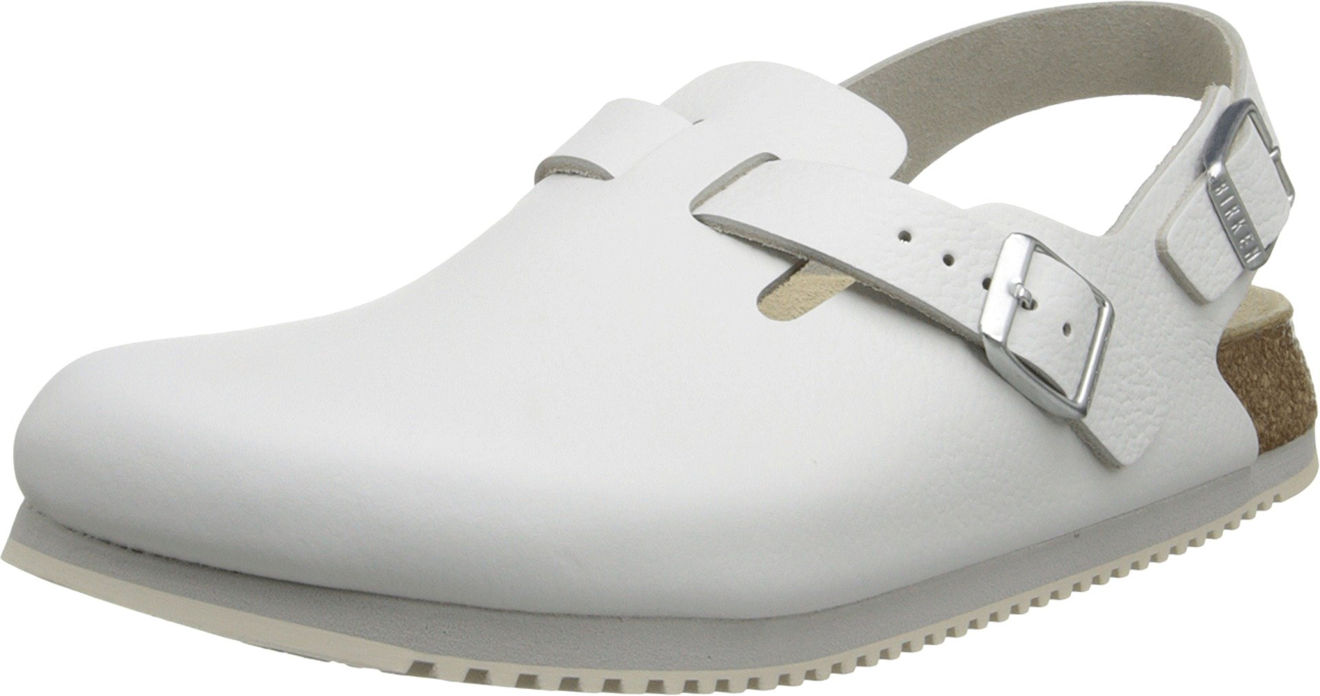 Birkenstock Tokio Super Grip Leather Sandals for Men & Women - Non-Slip Work Shoes for Nurses, Chefs & Professionals - Comfortable Orthopedic Footwear for All-Day Wear