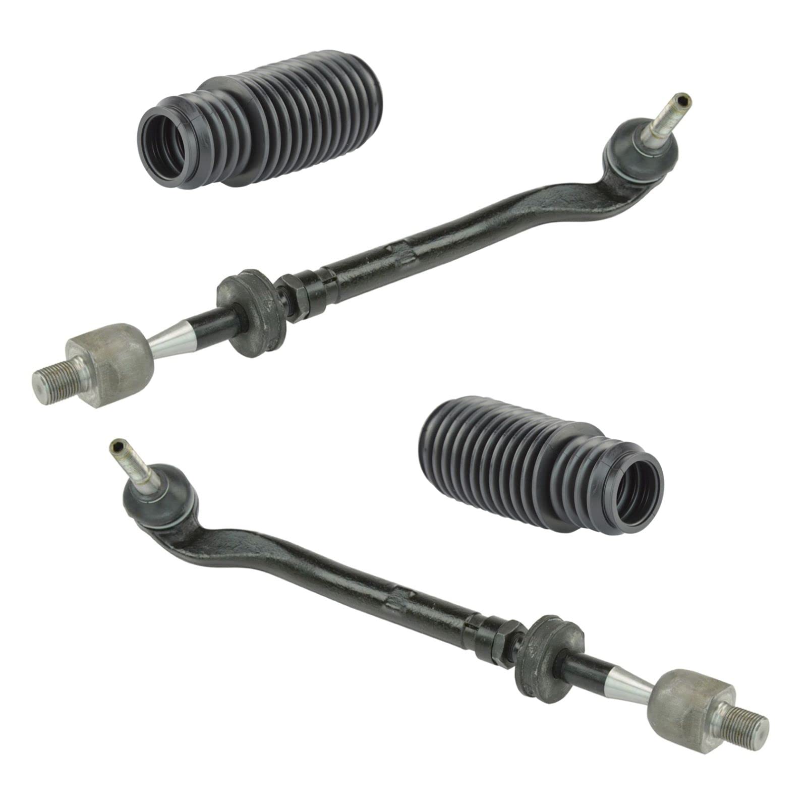 BMW Steering Rack & Pinion Kit - Front Steering Assembly with Bellows & Tie Rods for 2001-2003 525i, 1997-2000 528i & 530i - Improve Handling & Control for Smooth City & Highway Driving