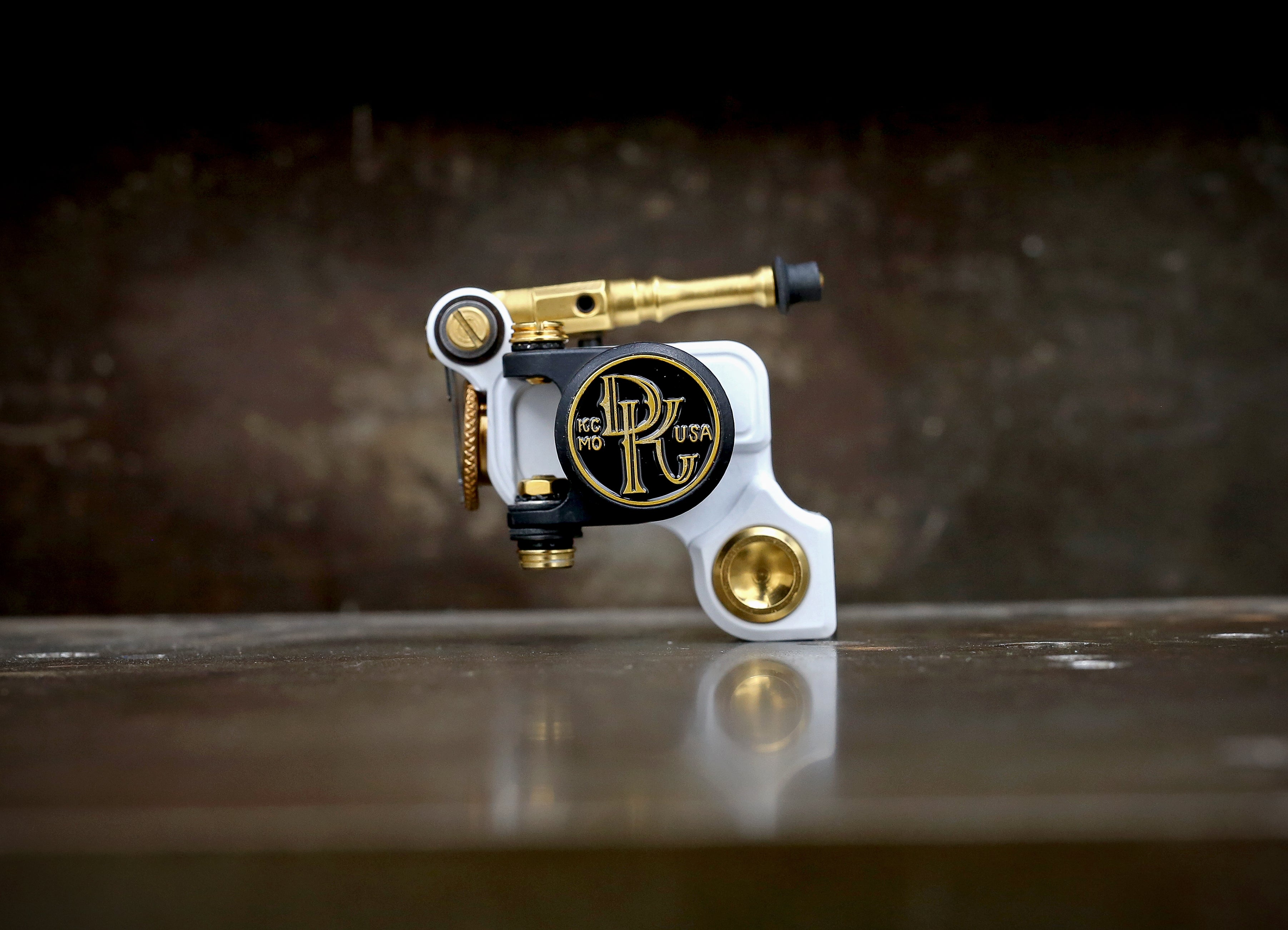 Dan Kubin Sidewinder 46er White & Gold Skateboard - High Performance Deck for Street & Park Riding | Perfect for Skaters & Collectors