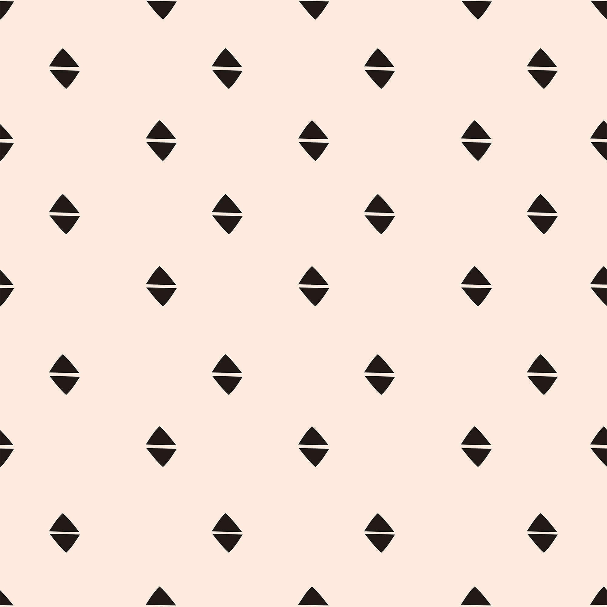 Tan and Black Geometric Peel and Stick Removable Wallpaper for Teens - Self-Adhesive Decorative Wall Covering for Bedrooms, Dorm Rooms & Home Decor