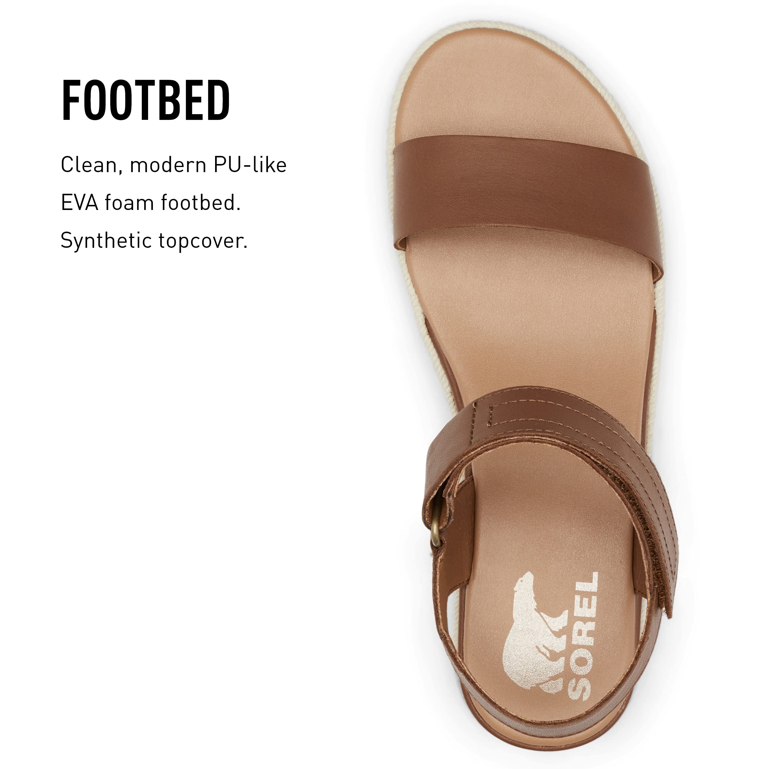 Sorel Women's Cameron Flatform Sandals - Comfortable Summer Slide Sandals for Women with Arch Support | Perfect for Beach, Poolside & Casual Outings