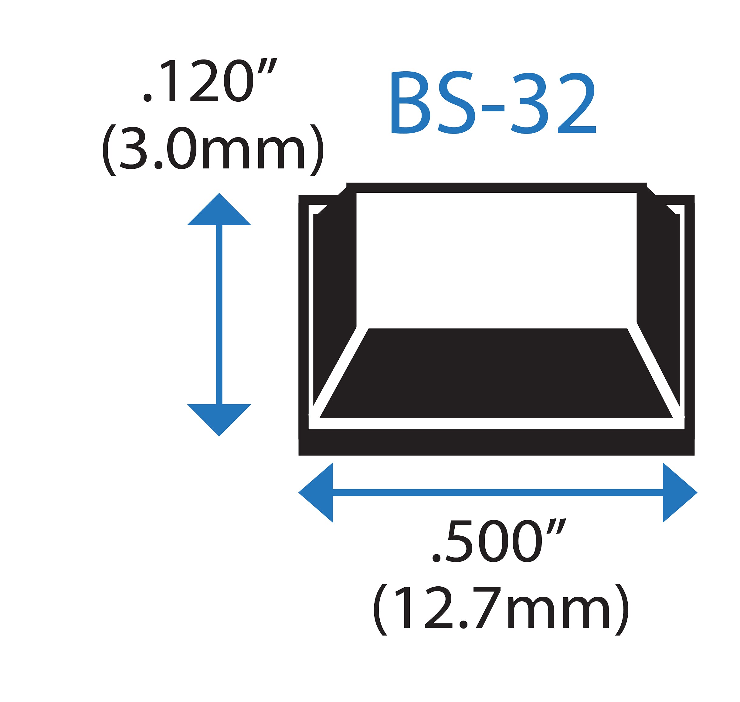 Self-Adhesive Square Rubber Bumper Pads - 0.5