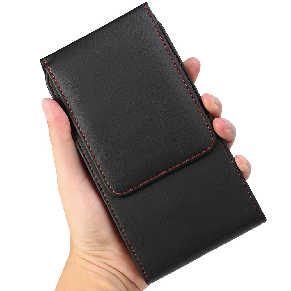 Large Workout Phone Holster Belt Loop Case - Compatible with LG V60 ThinQ, Motorola One 5G Ace, Moto G Power 2024, Moto G Play 2024, Samsung Galaxy S24 Ultra/A15/A35 - Perfect for Running, Gym & Outdoor Activities