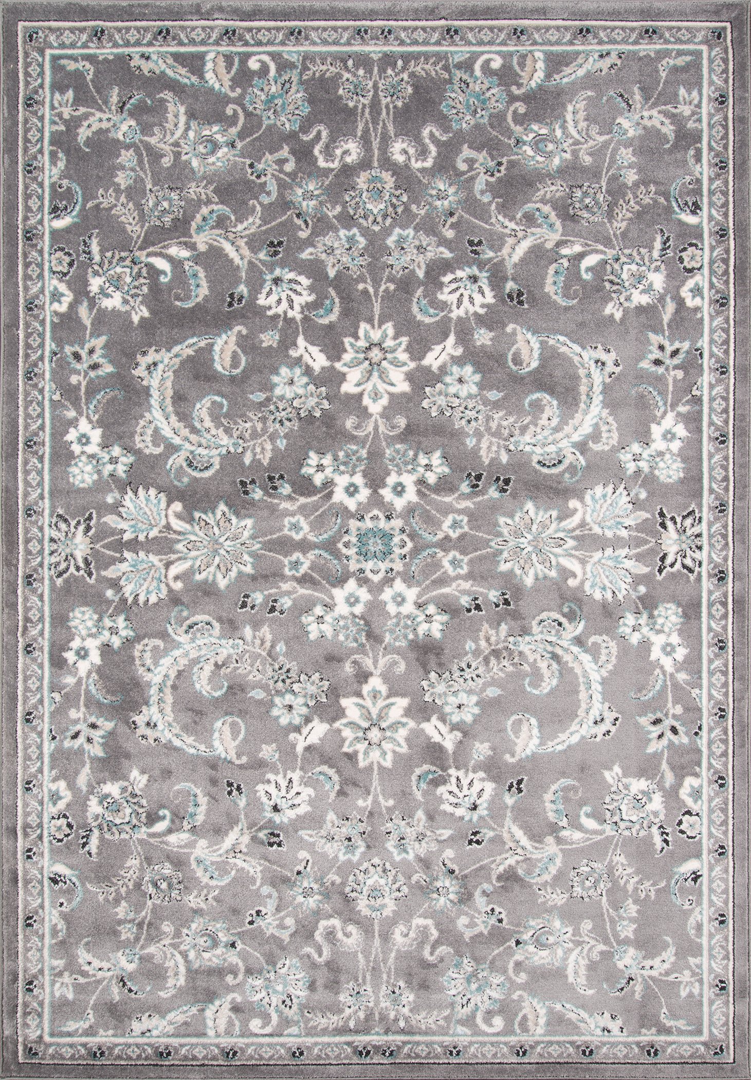 Premium Momeni Brooklyn Heights Collection Area Rug 2' x 3' - Soft Grey Modern Rug for Living Room, Bedroom & Office Decor