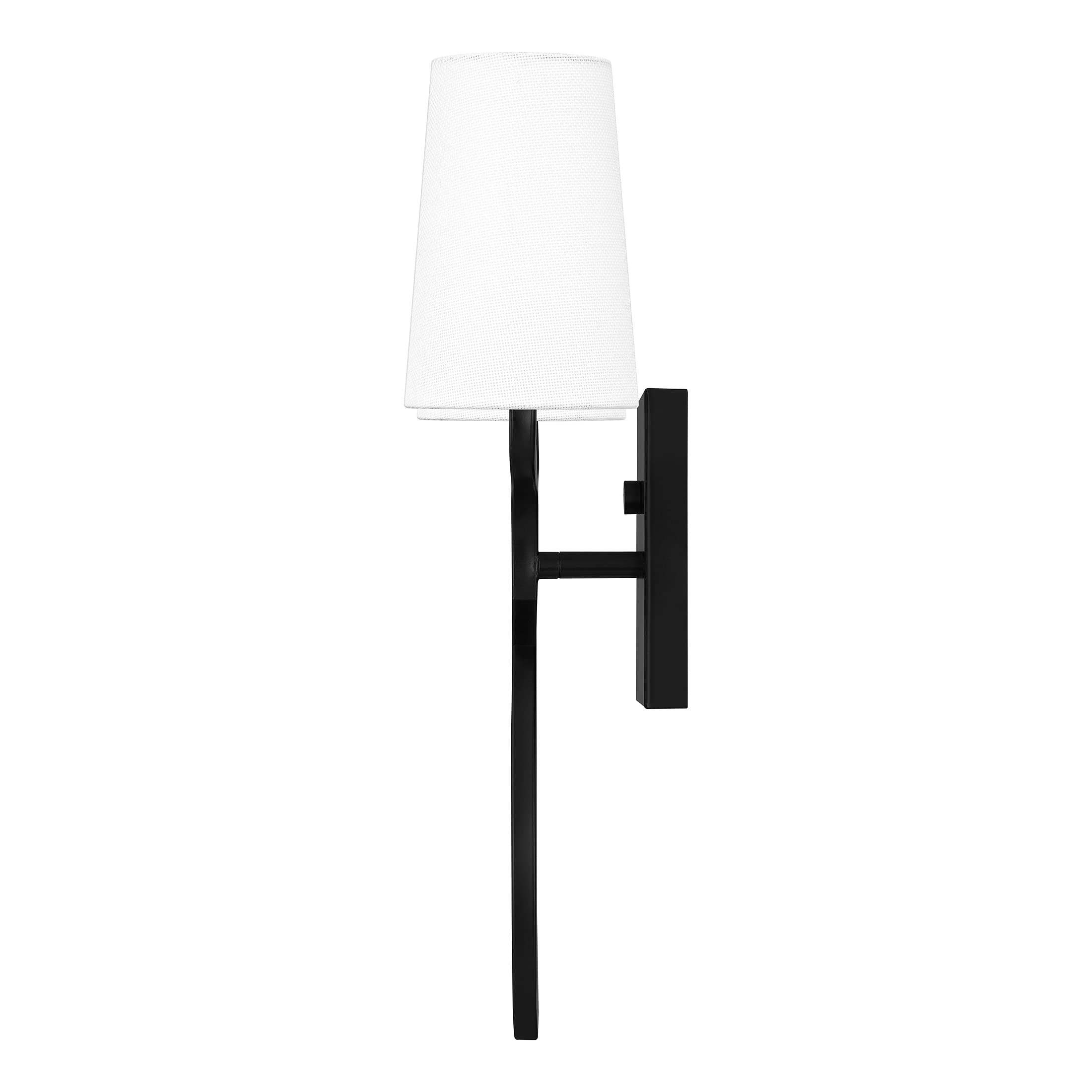 Quoizel O'Hare 2-Light Matte Black Wall Sconce - Modern Indoor Lighting Fixture for Bedroom, Living Room & Hallway Decor