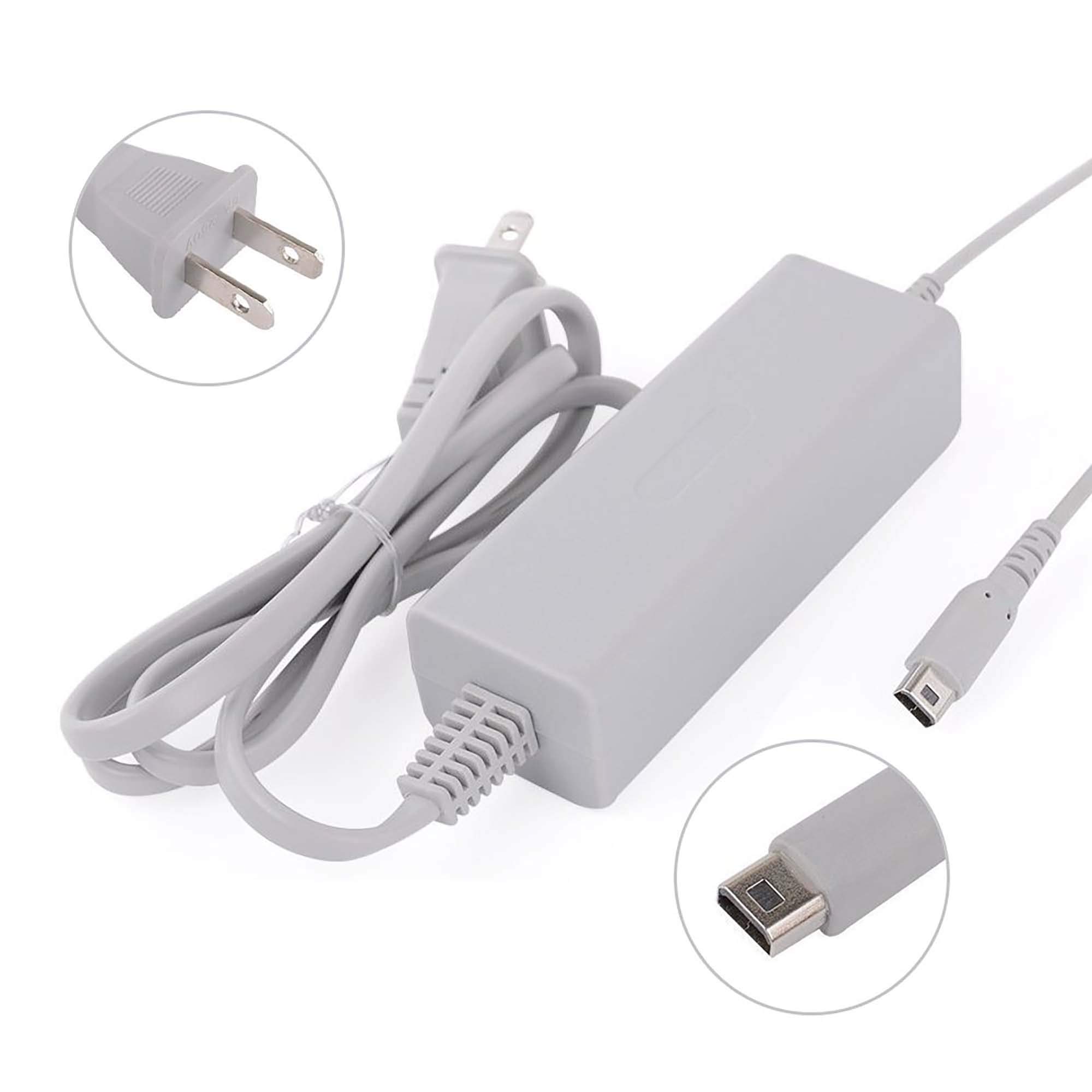 Original Nintendo Wii U Gamepad Charger - AC Power Adapter Replacement for Wii U Remote Controller | Perfect for Gaming Sessions & Travel Use