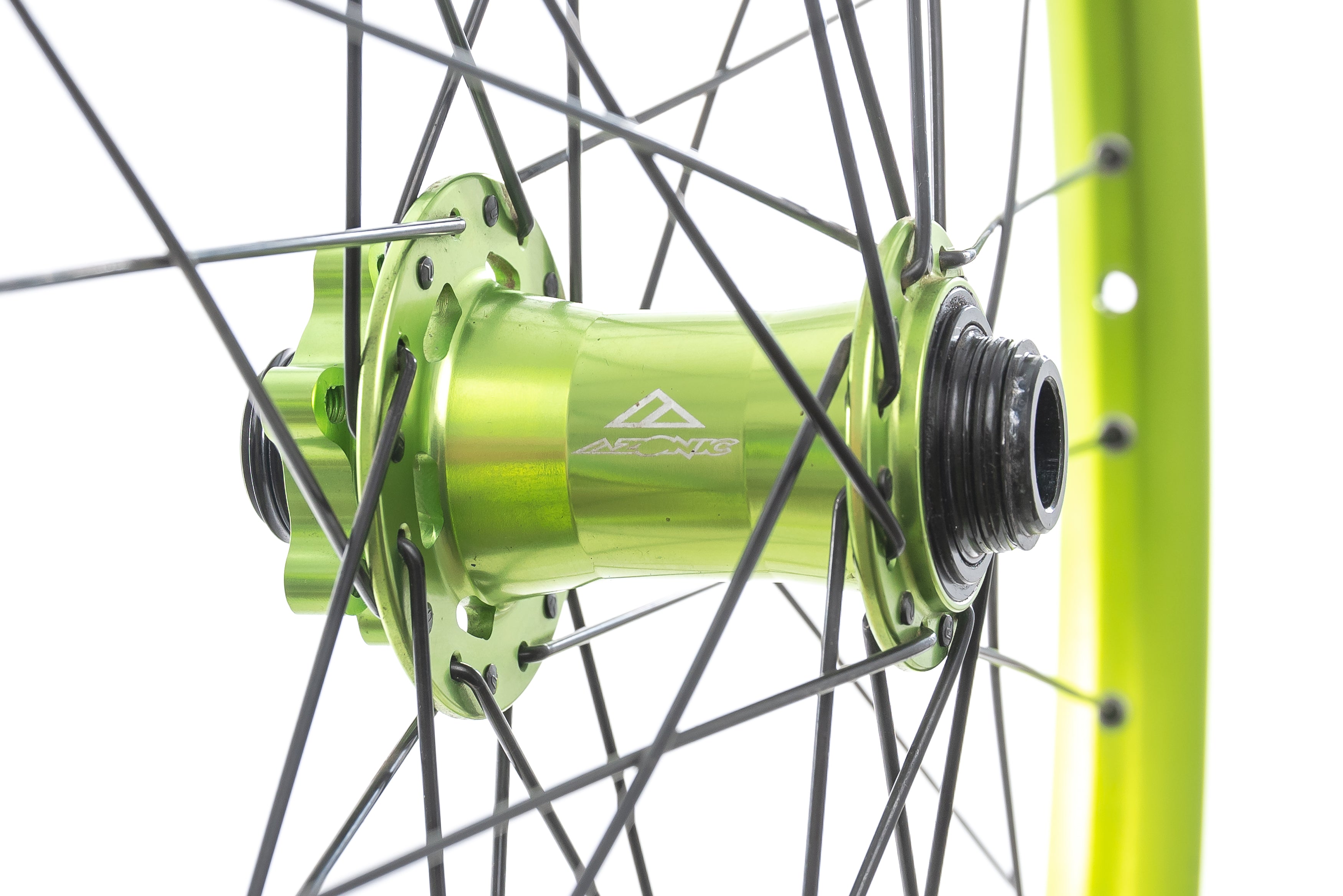 Azonic Outlaw Aluminum Disc 650b Wheelset - Mountain Bike Wheels for Trail & Enduro Riding - Durable & Lightweight MTB Wheelset for Off-Road Adventures
