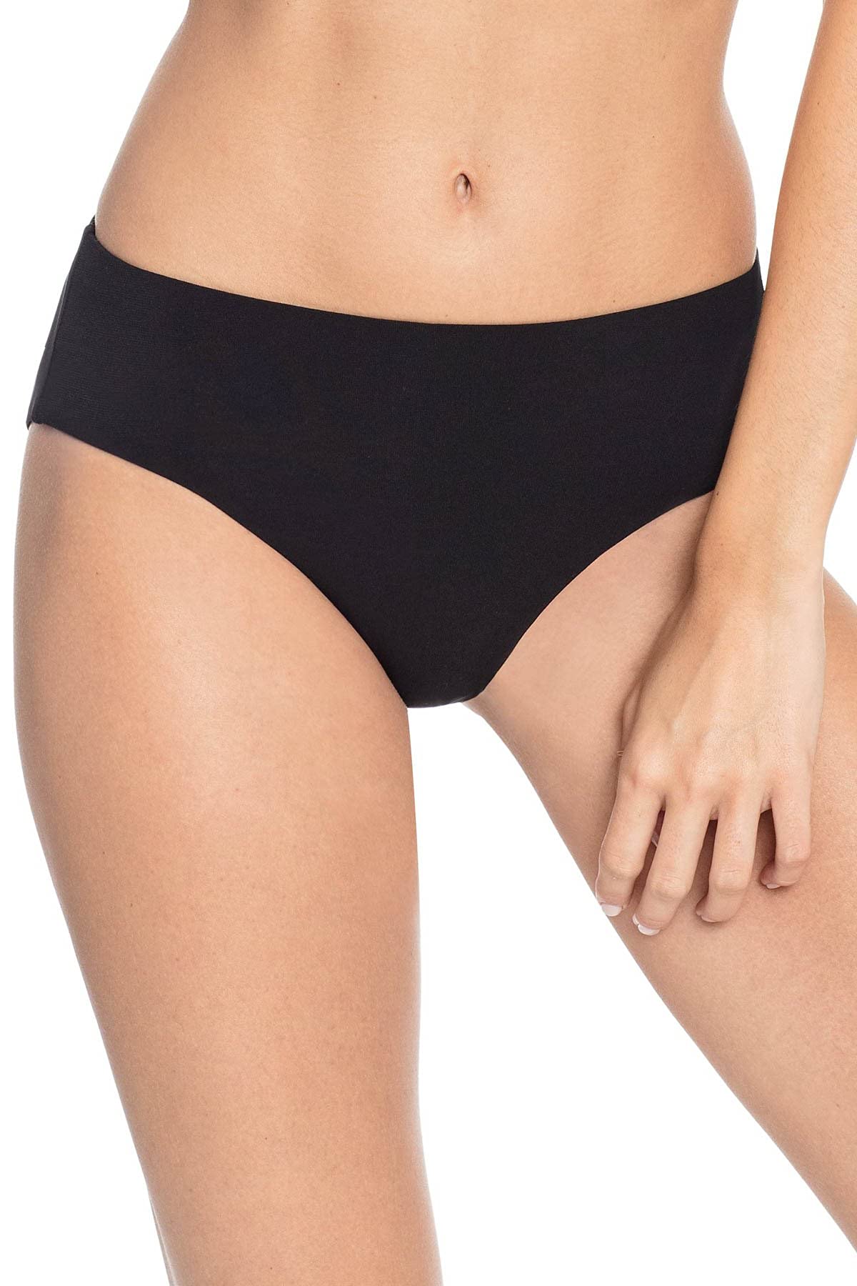 Robin Piccone Women's Ava High Rise Bikini Bottom - Sexy Swimwear for Beach & Pool - Perfect for Summer Vacation & Tropical Getaways