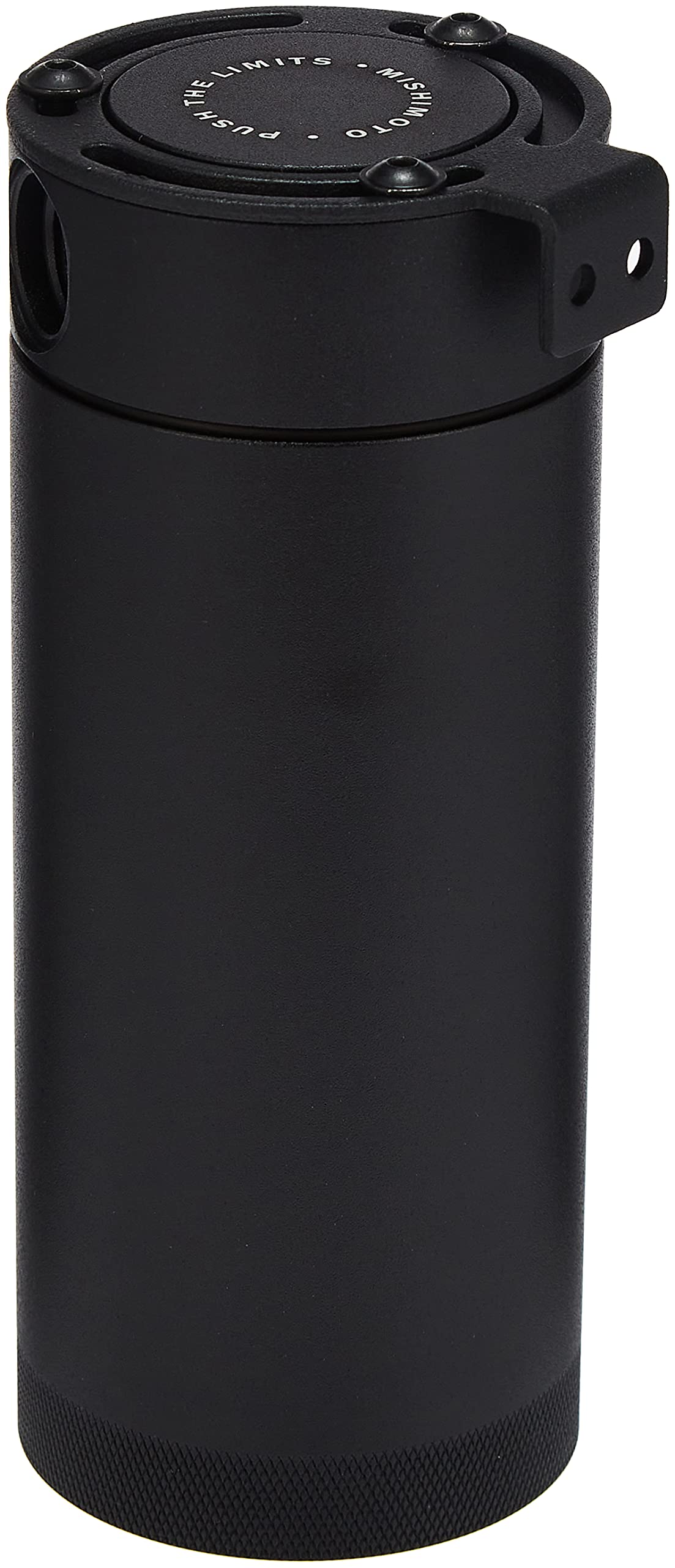 Mishimoto MMBCC-CBTHR-XLBK XL Compact Baffled Oil Catch Can - 3-Port Performance Upgrade for Turbocharged & High-Performance Engines - Reduce Blowby & Protect Your Engine - Perfect for Racing, Off-Road & Modified Vehicles