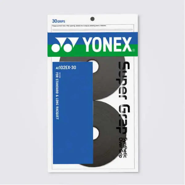 Yonex AC102EX 30 Super Grap Roll Racket Overgrip - 30 Wraps | Premium Tennis & Badminton Grip for Enhanced Performance & Comfort | Perfect for Players Seeking Better Control & Sweat Absorption