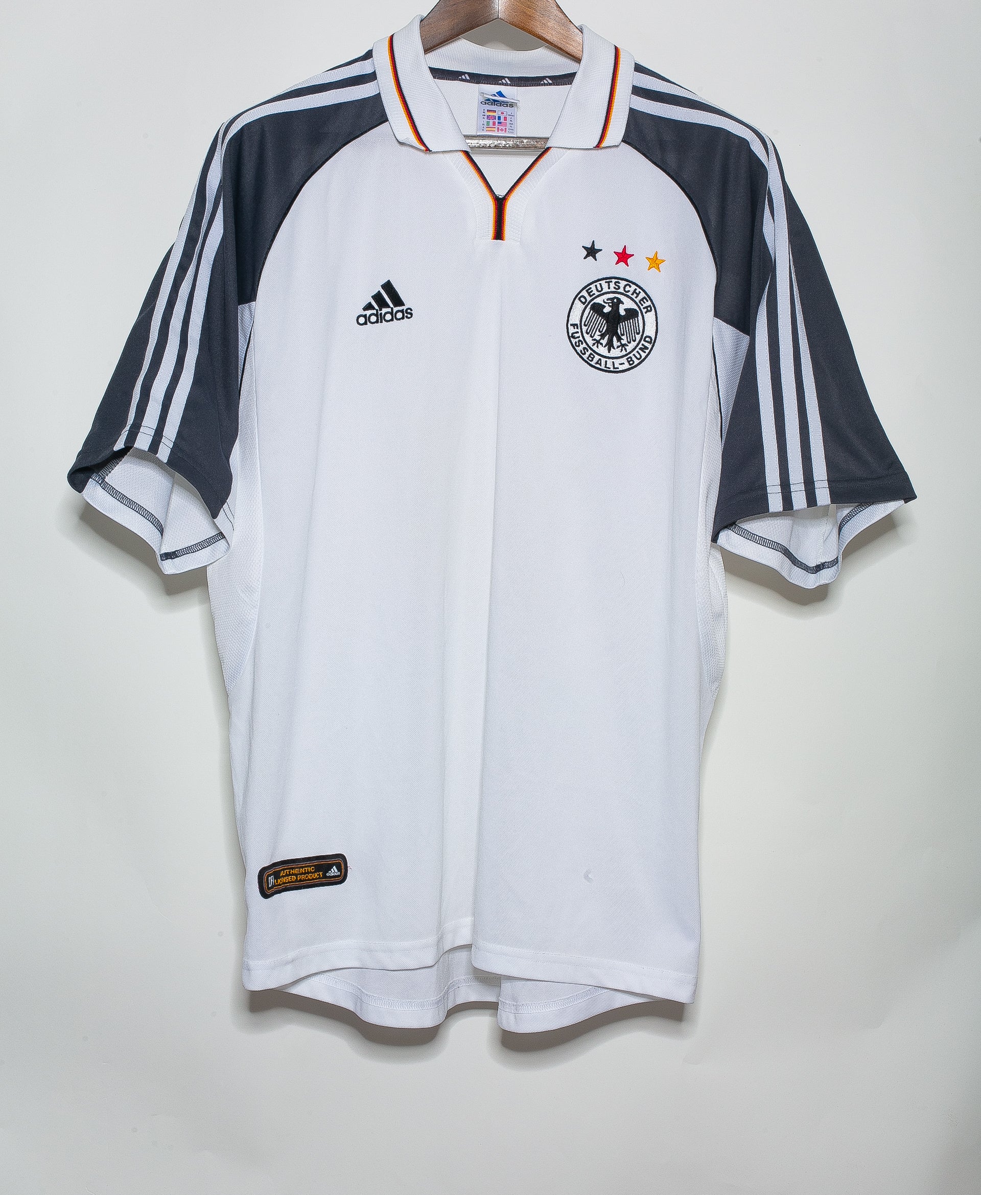 2000 Germany Home Jersey (XL) - Authentic Football Soccer Shirt for Fans & Collectors - Perfect for Games, Events & Sports Enthusiasts