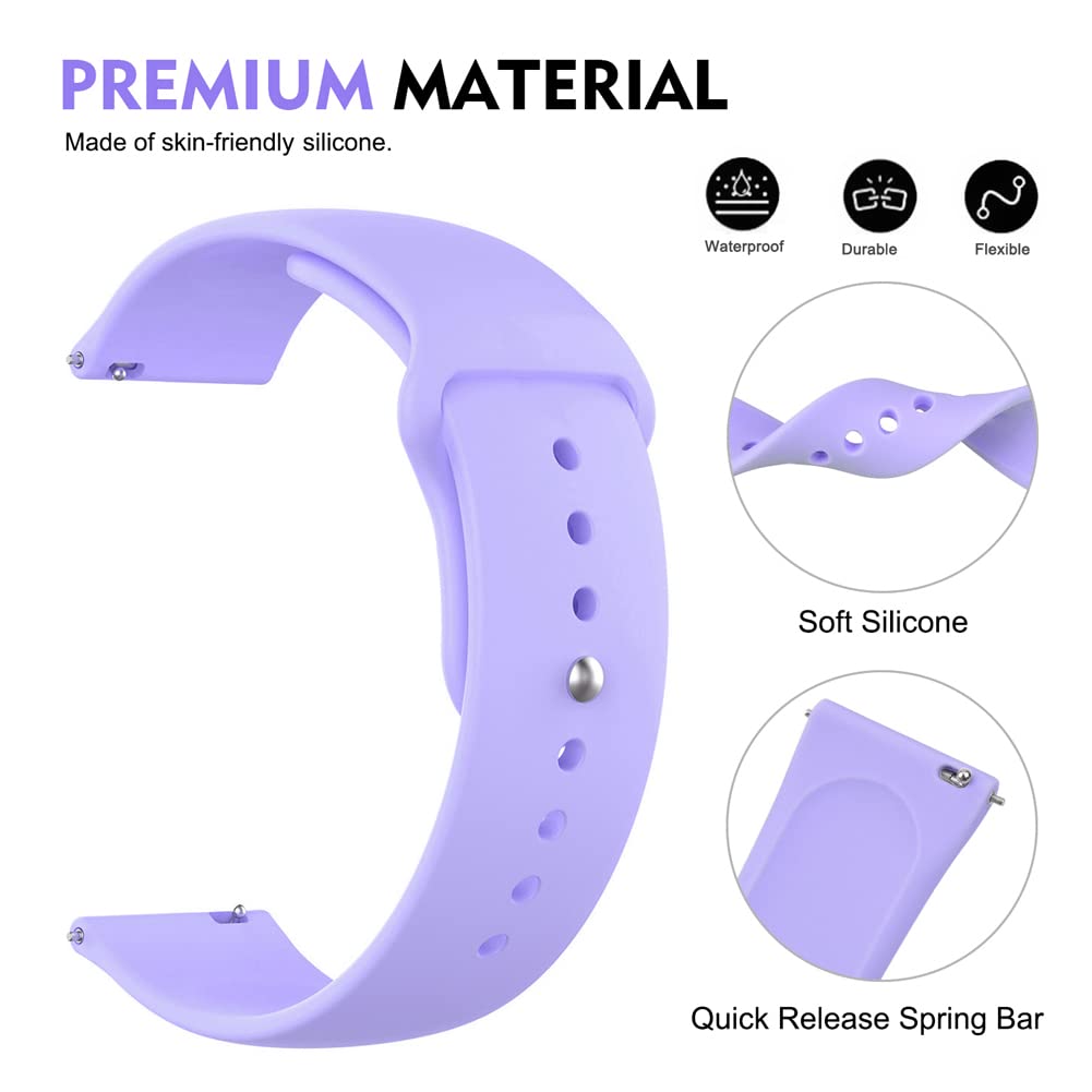 Breathable Soft Silicone Replacement Watch Band for Gizmo Watch 2 & Gizmo Watch 1 - Comfortable Durable Kids Smartwatch Strap for School, Play & Outdoor Activities