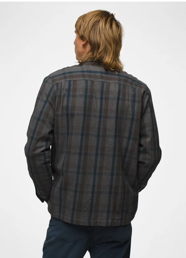 Premium Men's Copper Skies Lined Flannel Shirt - Soft & Warm Plaid Flannel for Fall & Winter - Perfect for Outdoor Camping, Hiking & Casual Wear