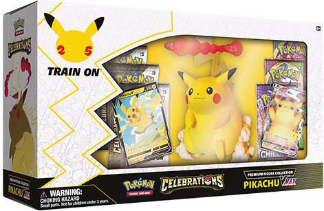Pokémon Celebrations Pikachu VMAX Premium Figure Collection - Limited Edition Collectible for Fans & Display - Perfect for Gaming Rooms, Themed Parties & Gift Giving