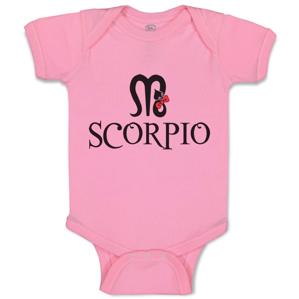 Custom Baby Bodysuit - Scorpio Zodiac Sign Funny Cotton Onesie for Boys & Girls | Perfect for Birthday Gifts, Baby Showers & Zodiac-Themed Outfits