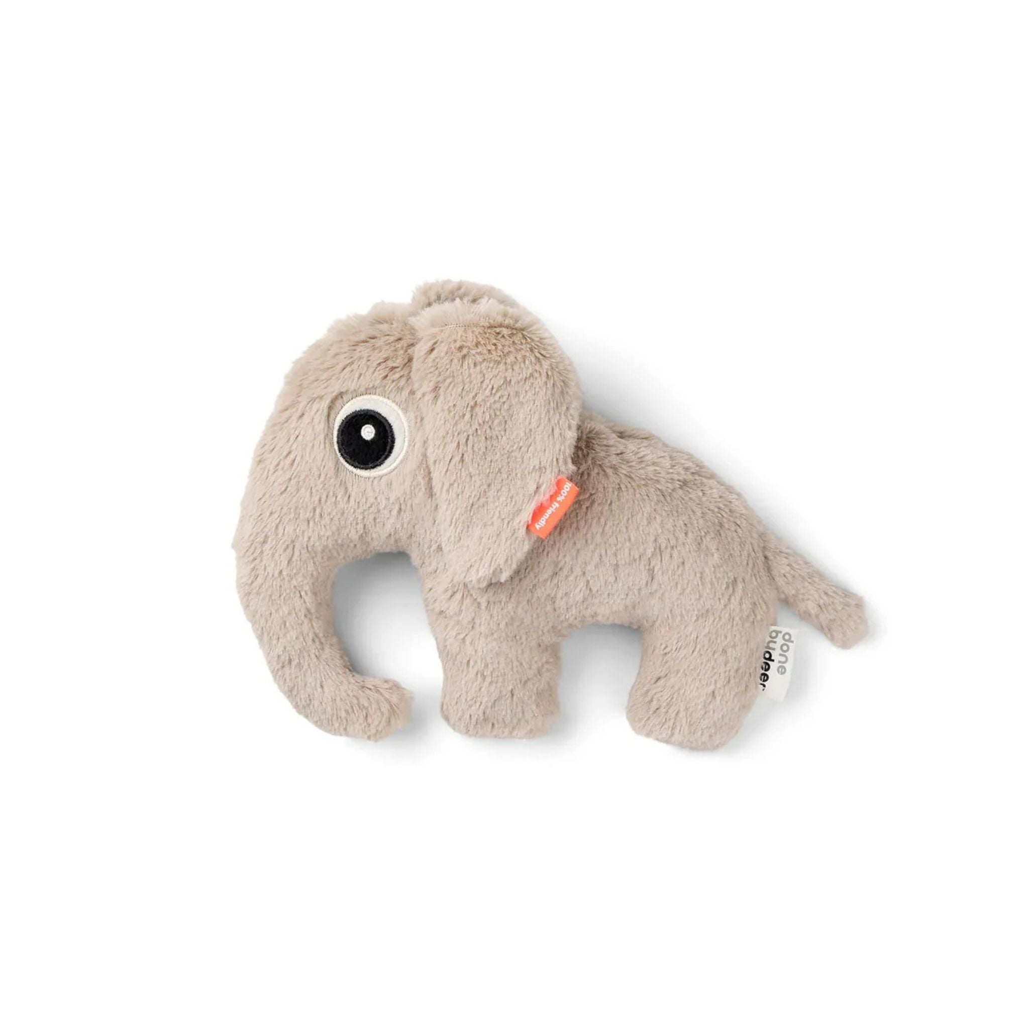 Done by Deer Cuddle Cute Elphee Sand Toy - Soft Plush Elephant Stuffed Animal for Babies & Toddlers | Perfect for Playtime, Nursery Decor, and Sensory Development