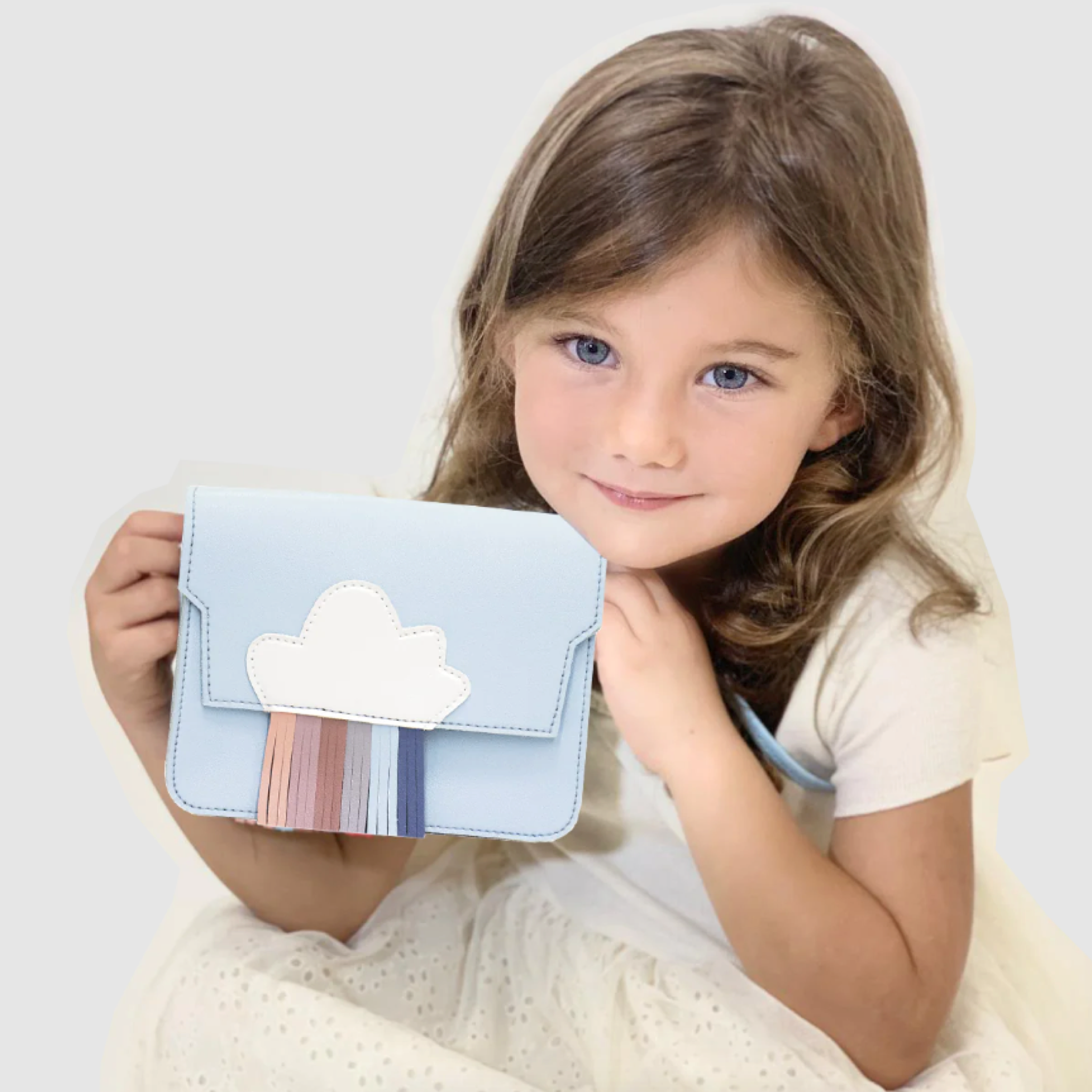 Rainbow Blue Crossbody Bag for Women - Stylish & Lightweight Shoulder Purse for Daily Use, Travel, Shopping & Outings
