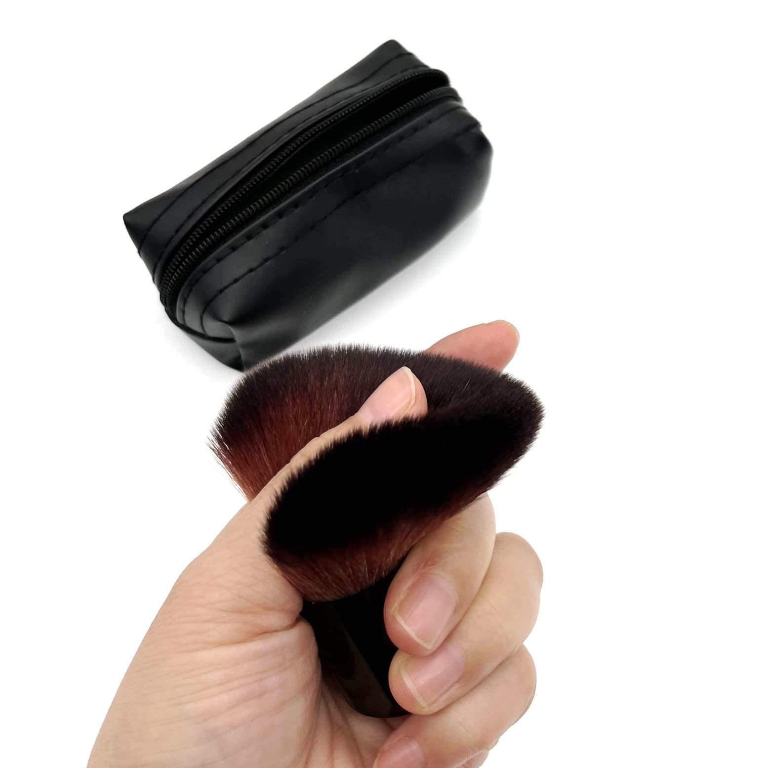 Professional Soft Face Powder Brush - Blush & Bronzer Makeup Tool for Travel