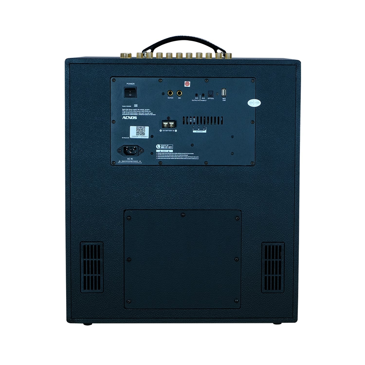 Acnos Soncamedia Kbeatbox CS 551Plus Professional Karaoke Speaker System with Powerful Sound - Perfect for Home Parties, Outdoor Events & Live Performances