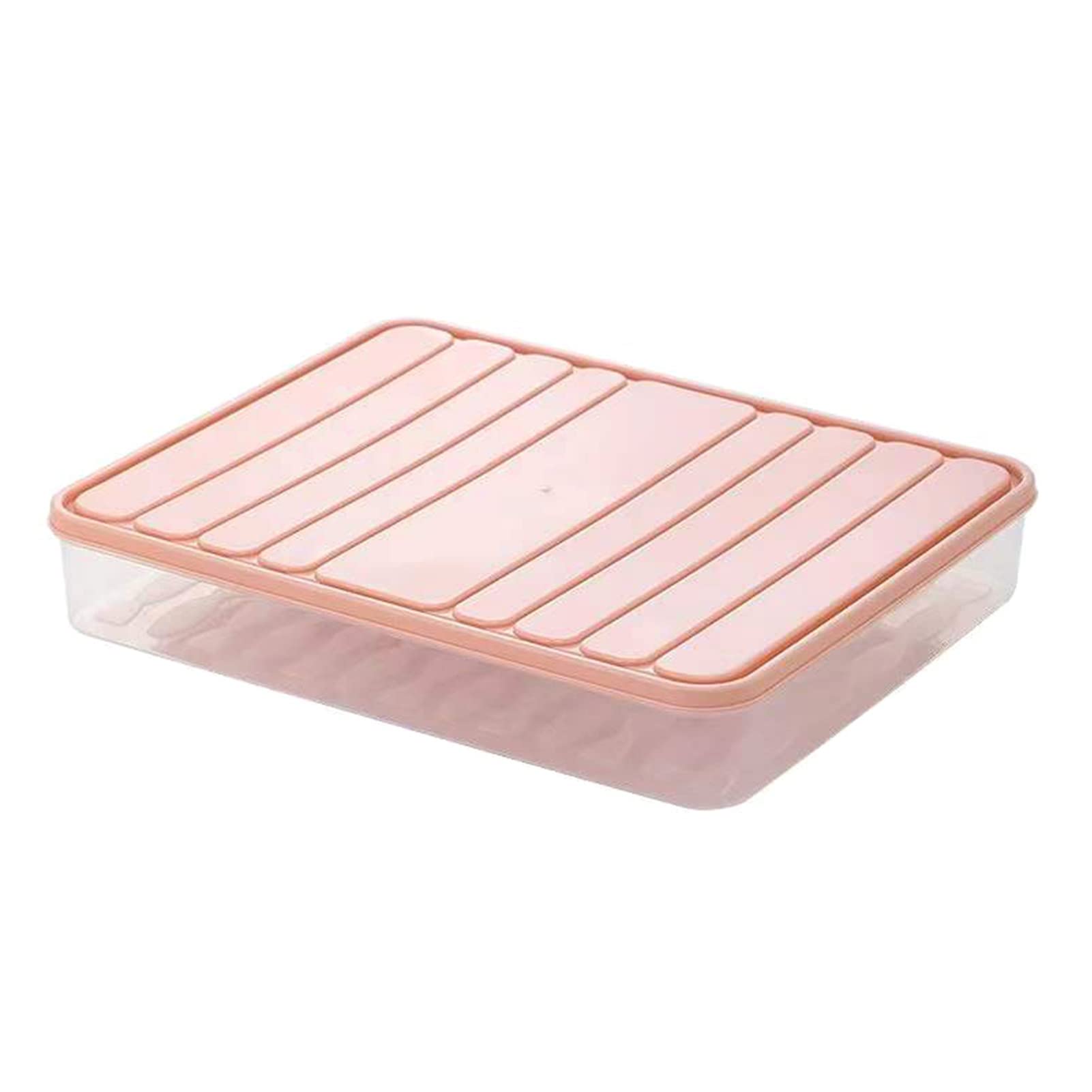 Stackable Airtight Food Storage Containers with Vacuum Seal - BPA-Free Cold Resistant PP Plastic Refrigerator Organizer for Kitchen, Pantry & Meal Prep (Pink) | Perfect for Leftovers, Freezer Storage & Home Organization