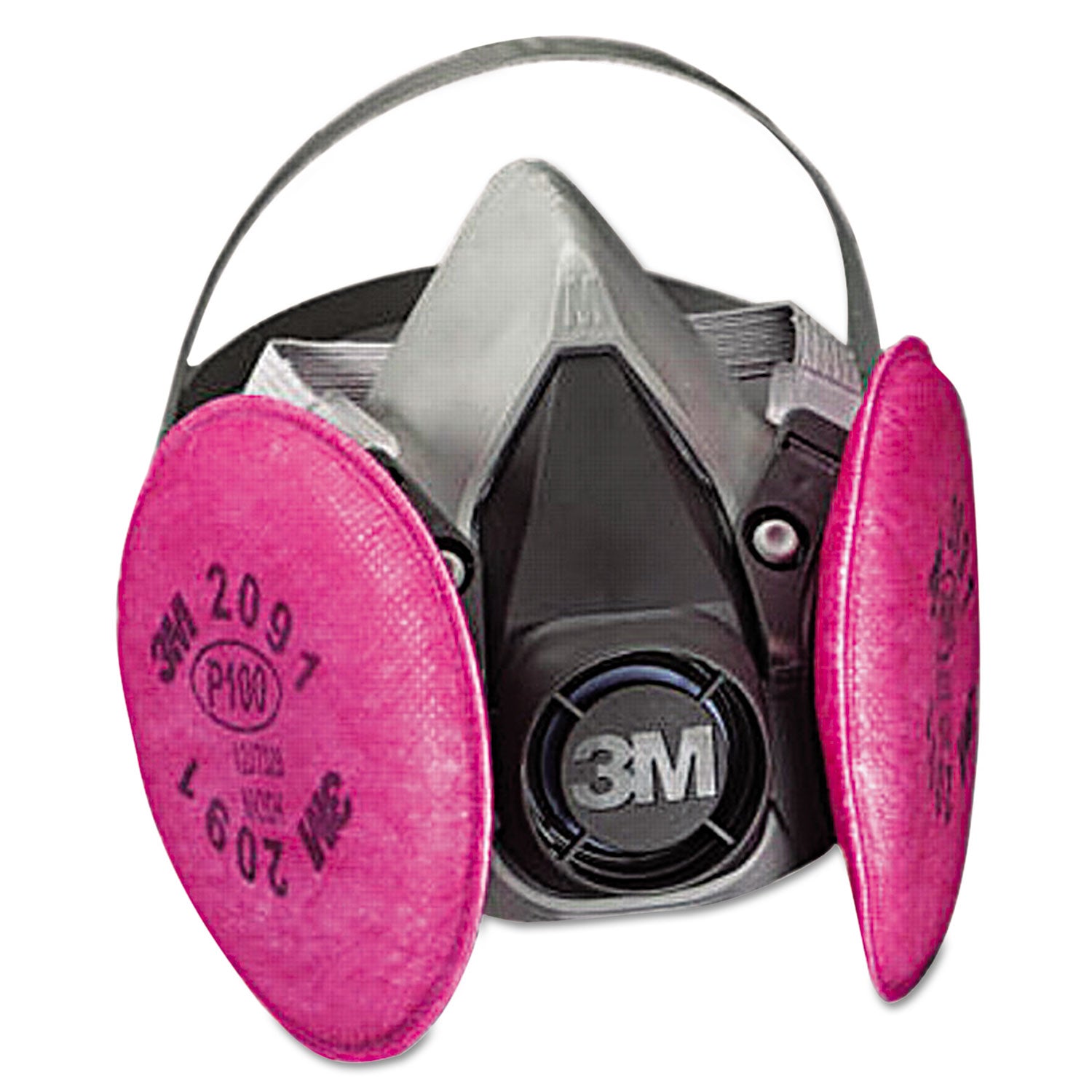 3M™ 6000 Series Half Facepiece Respirator - Reusable, Medium Size for Painting, Woodworking & Chemical Protection - OSHA & NIOSH Approved Safety Mask