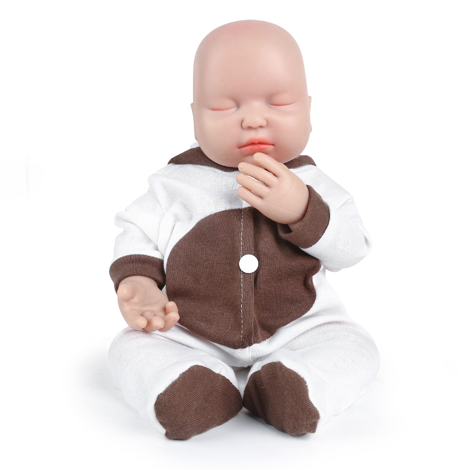 Vollence 14 Inch Realistic Reborn Baby Doll - Lifelike Silicone Newborn Girl Doll for Kids | Perfect Birthday & Christmas Gift for Children | Great for Role Play, Collecting, and Nursery Decor