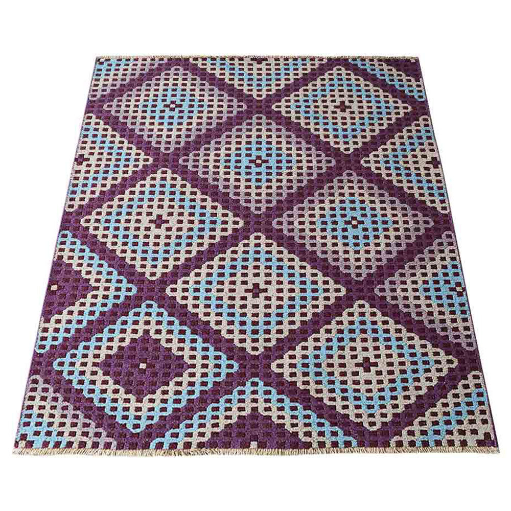Hand Knotted Scape Rug - Premium Bohemian Style Area Rug for Living Room, Bedroom & Home Decor - Soft & Durable Floor Covering
