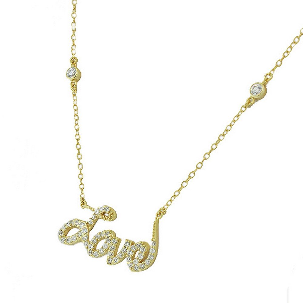 925 Silver Heart Pendant Necklace with CZ for Gifts & Romance