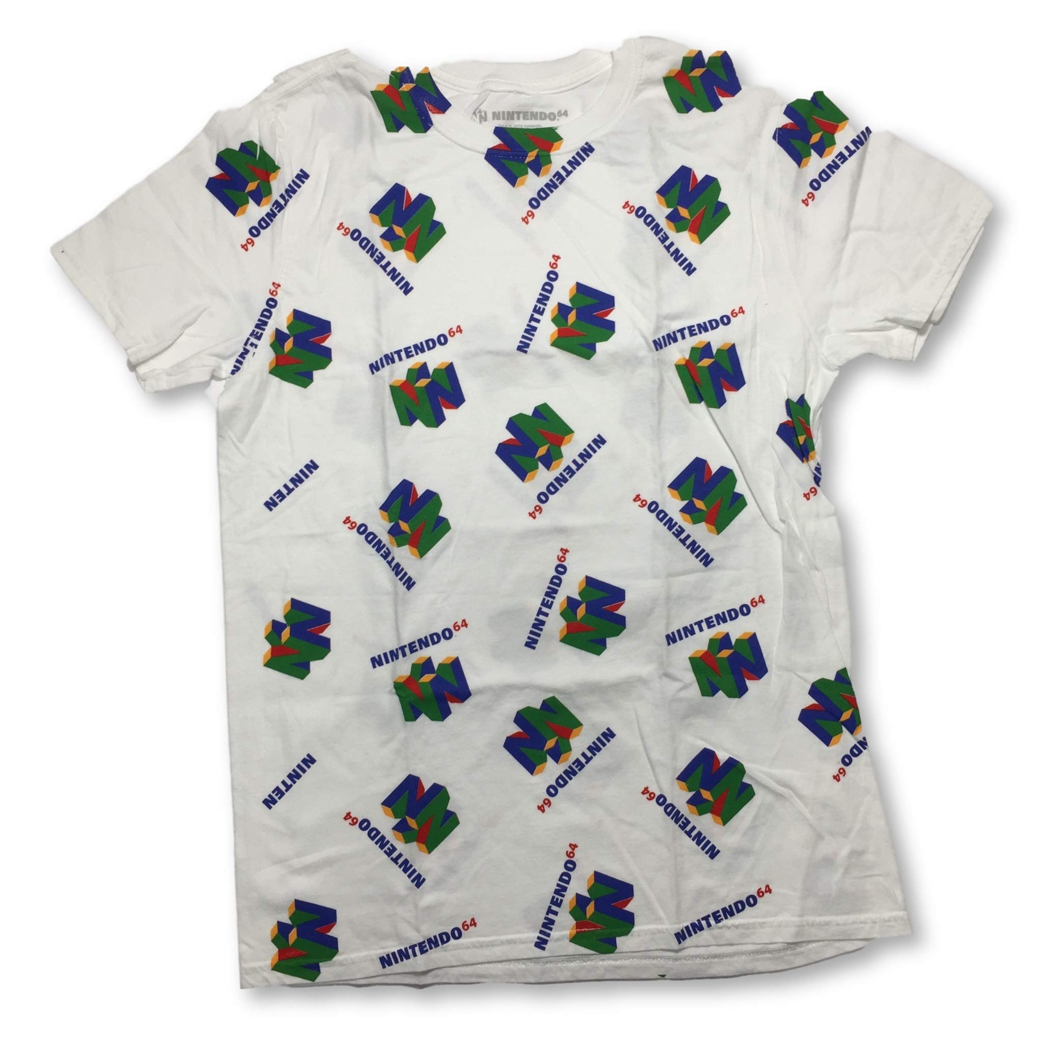 Nintendo Video Game Graphic Crew Neck T-Shirt for Adults - Casual Wear & Gaming Merchandise for Fans