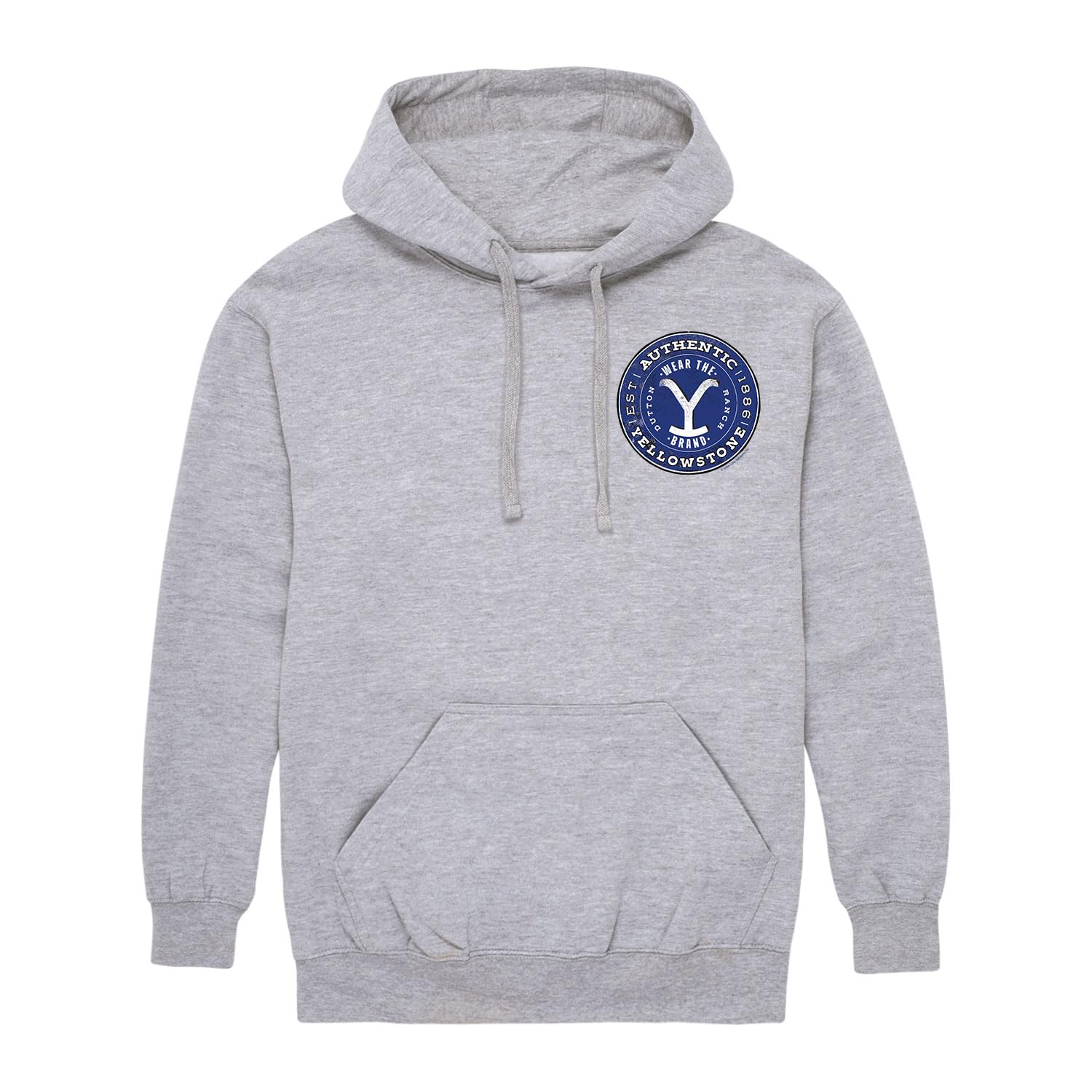 Yellowstone Men's Fleece Pullover Hoodie with Circular Lock 86 - Warm Winter Zip Up Sweatshirt for Outdoor Camping & Casual Wear