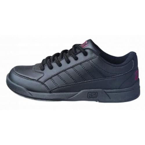 BSI Boys Youth Sport Black Bowling Shoes - Lightweight & Comfortable for Kids Bowling League & Tournament Play