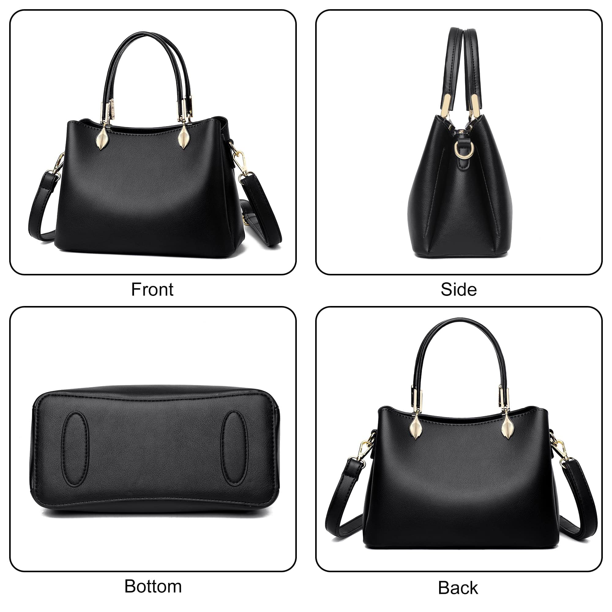 Stylish Vegan Leather Handbags for Women - Fashionable Shoulder Bag, Top Handle Satchel & Crossbody Purse | Perfect for Work, Travel & Everyday Use
