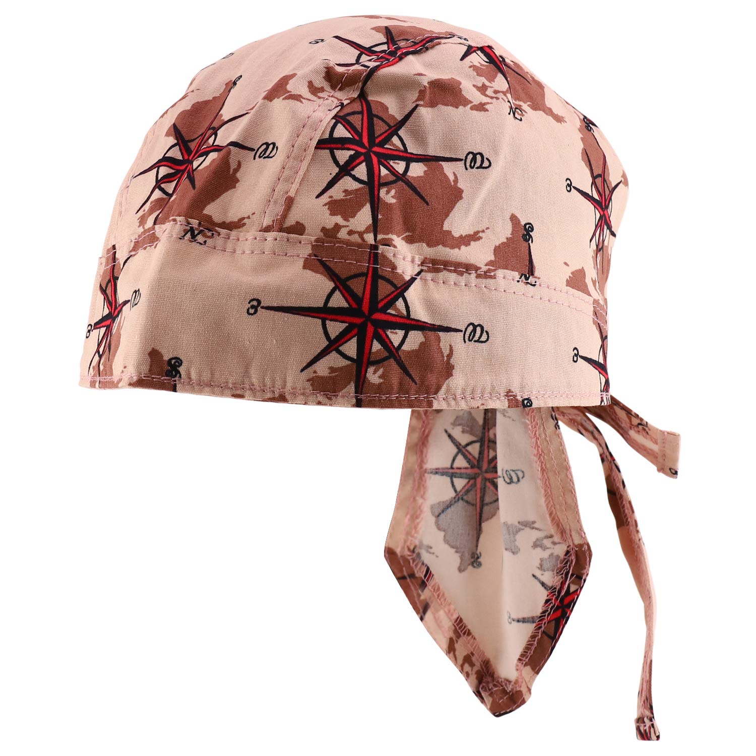 Trendy Breathable Cotton Headwrap Skull Cap Doo Rag for Men & Women - Soft Stretchy Hair Accessory for Sports, Workouts, and Everyday Wear