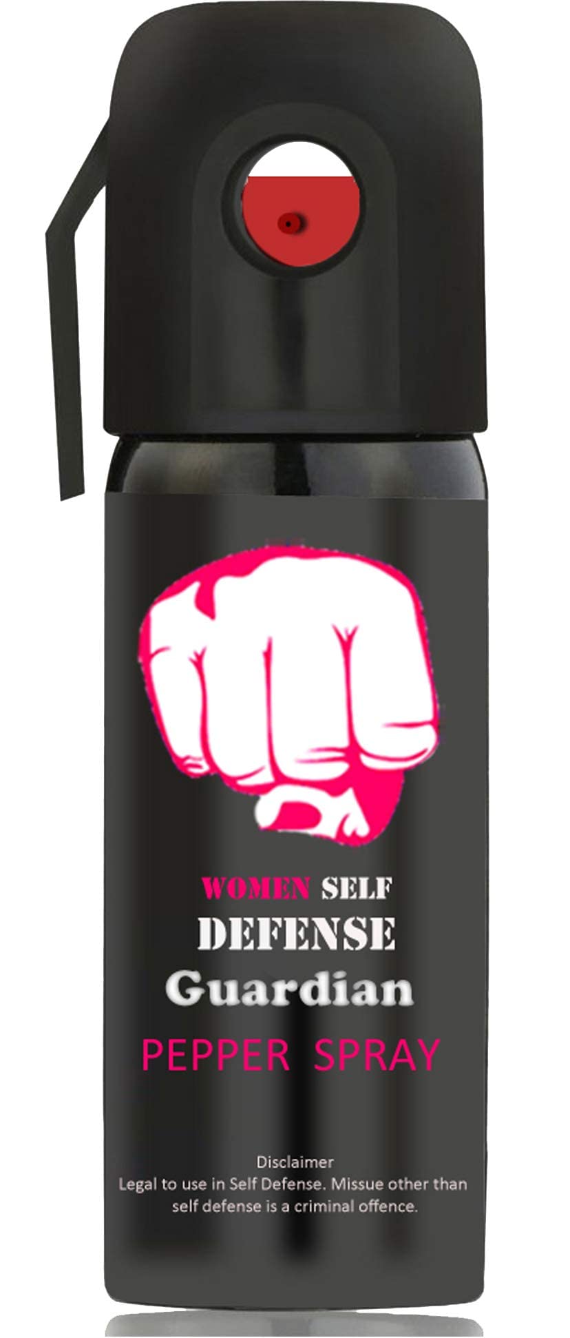 GUARDIAN Pepper Spray for Women - 55ml Self Defense Spray for Personal Safety & Protection (Pink & Black, 60g) - Perfect for Jogging, Night Walks & Emergency Situations